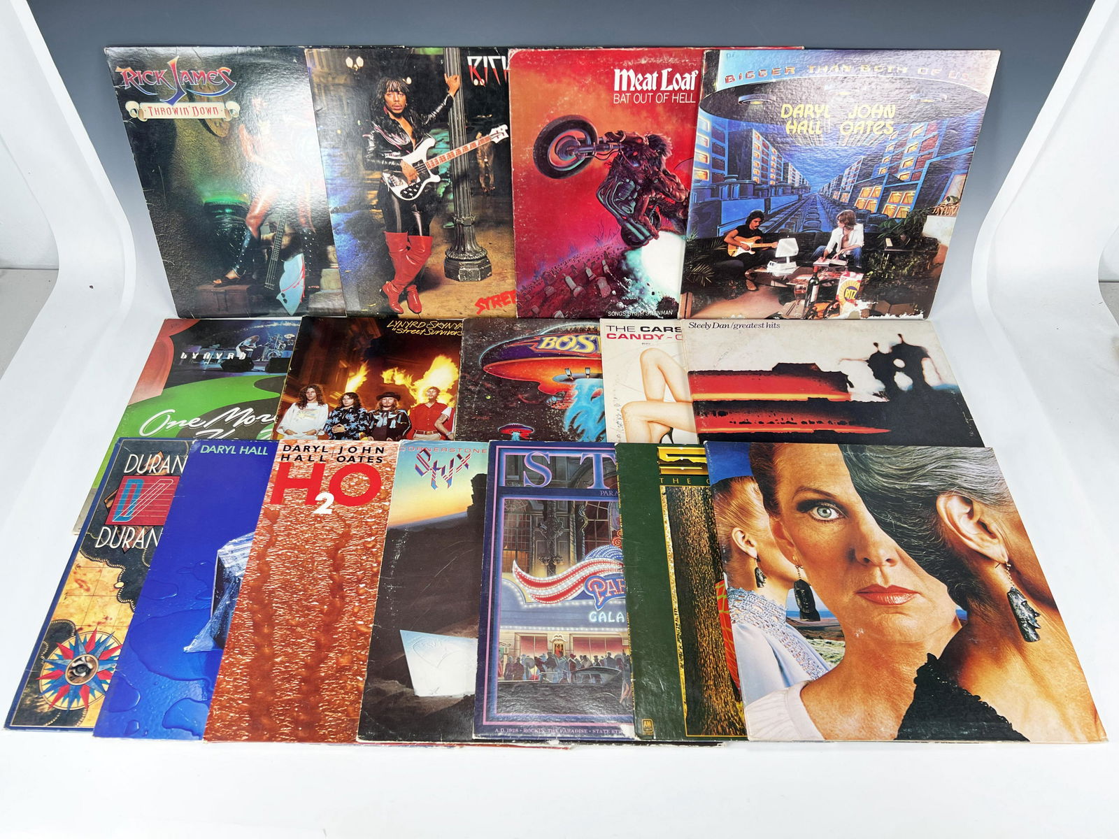 80'S ALBUMS STYX MEATLOAF HALL AND OATES STEELY DAN (1 of 8)