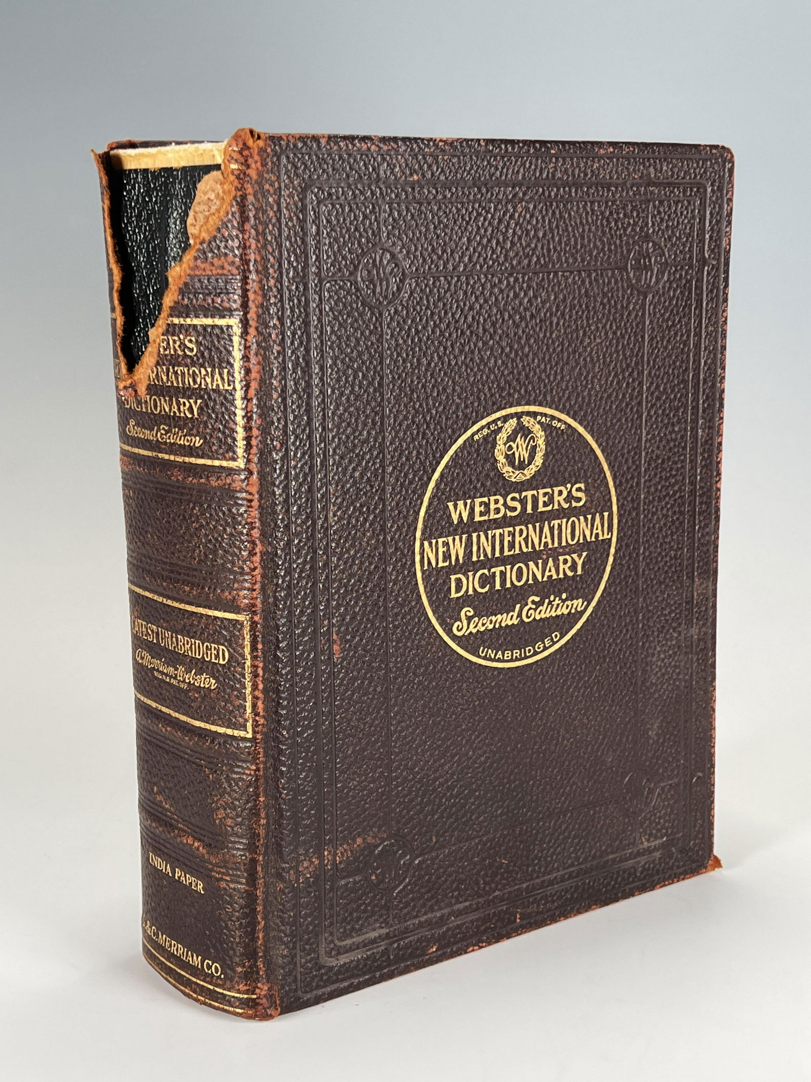 1947 Second Edition Webster's Dictionary