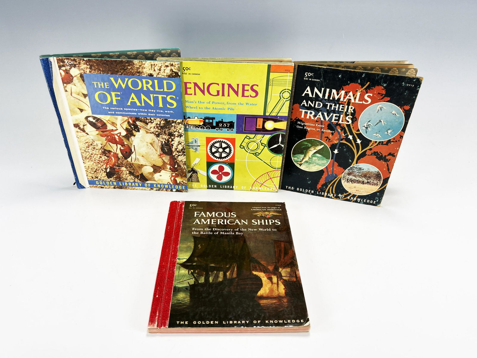 FOUR GOLDEN LIBRARY OF KNOWLEDGE BOOKS (1 of 4)