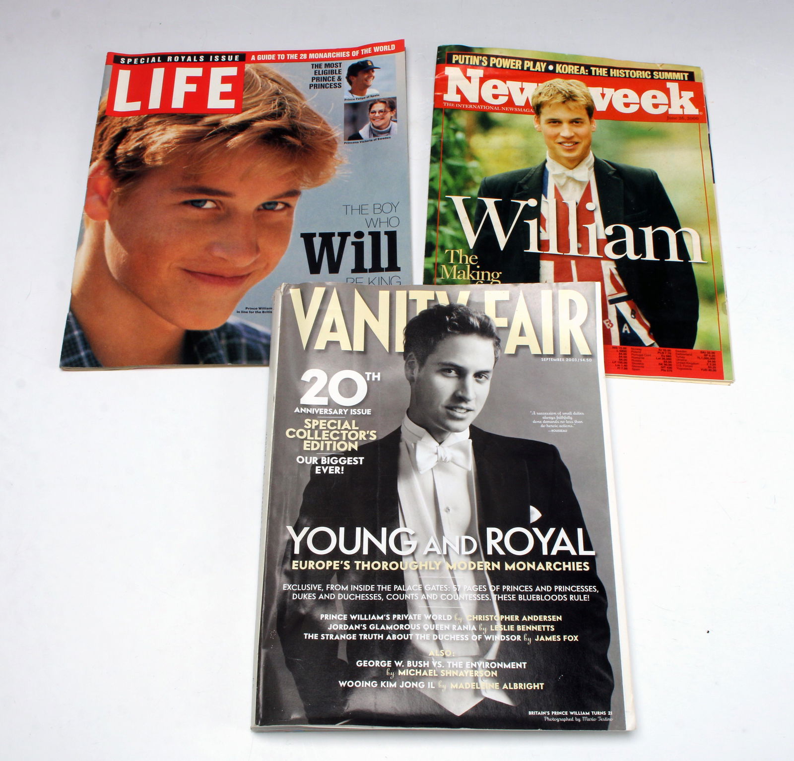 MAGAZINES WITH PRINCE WILLIAM COVER STORIES (1 of 1)