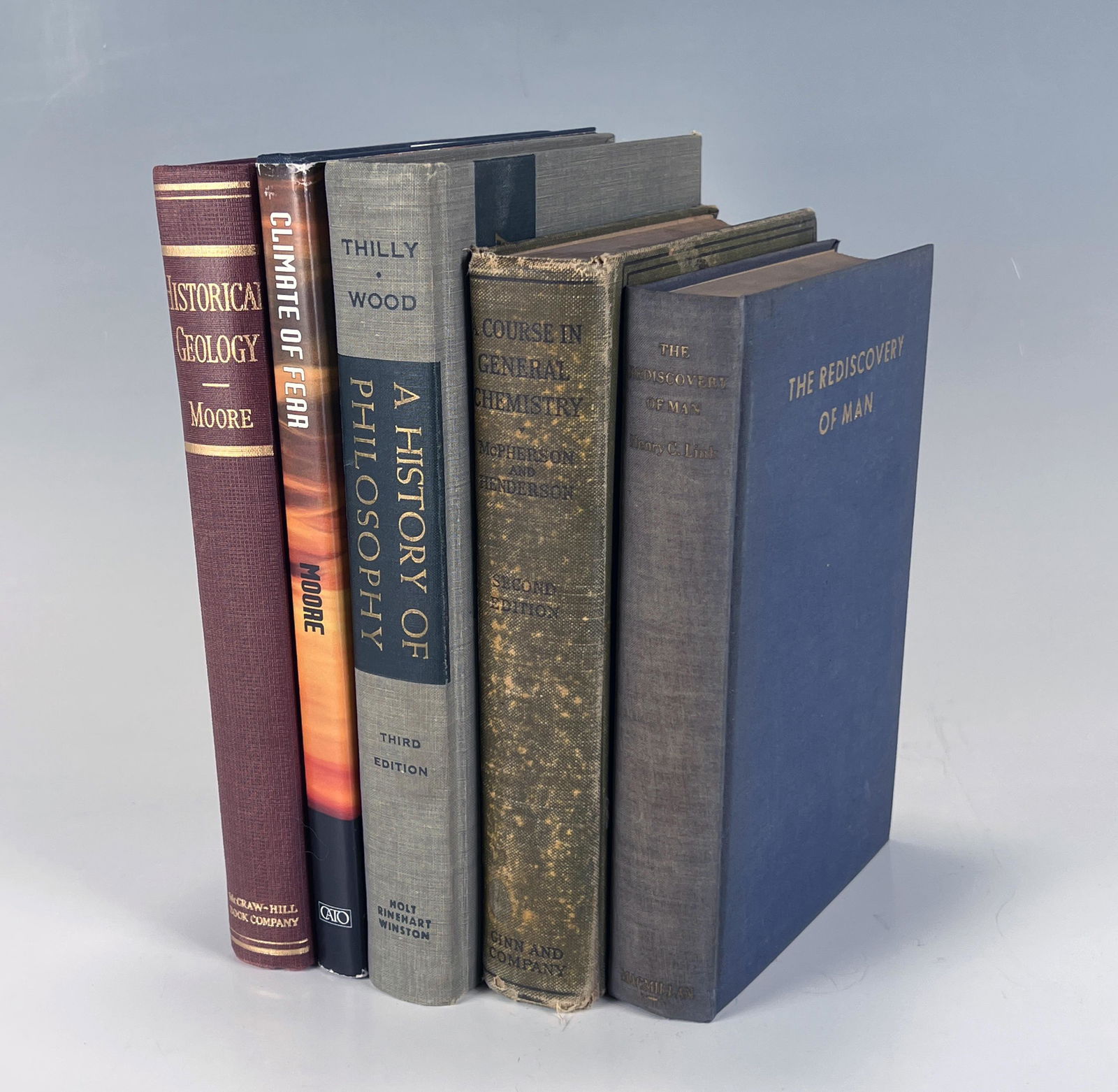 ASSORTED SCIENCE HISTORY PHILOSOPHY BOOKS FIRST EDITION (1 of 6)