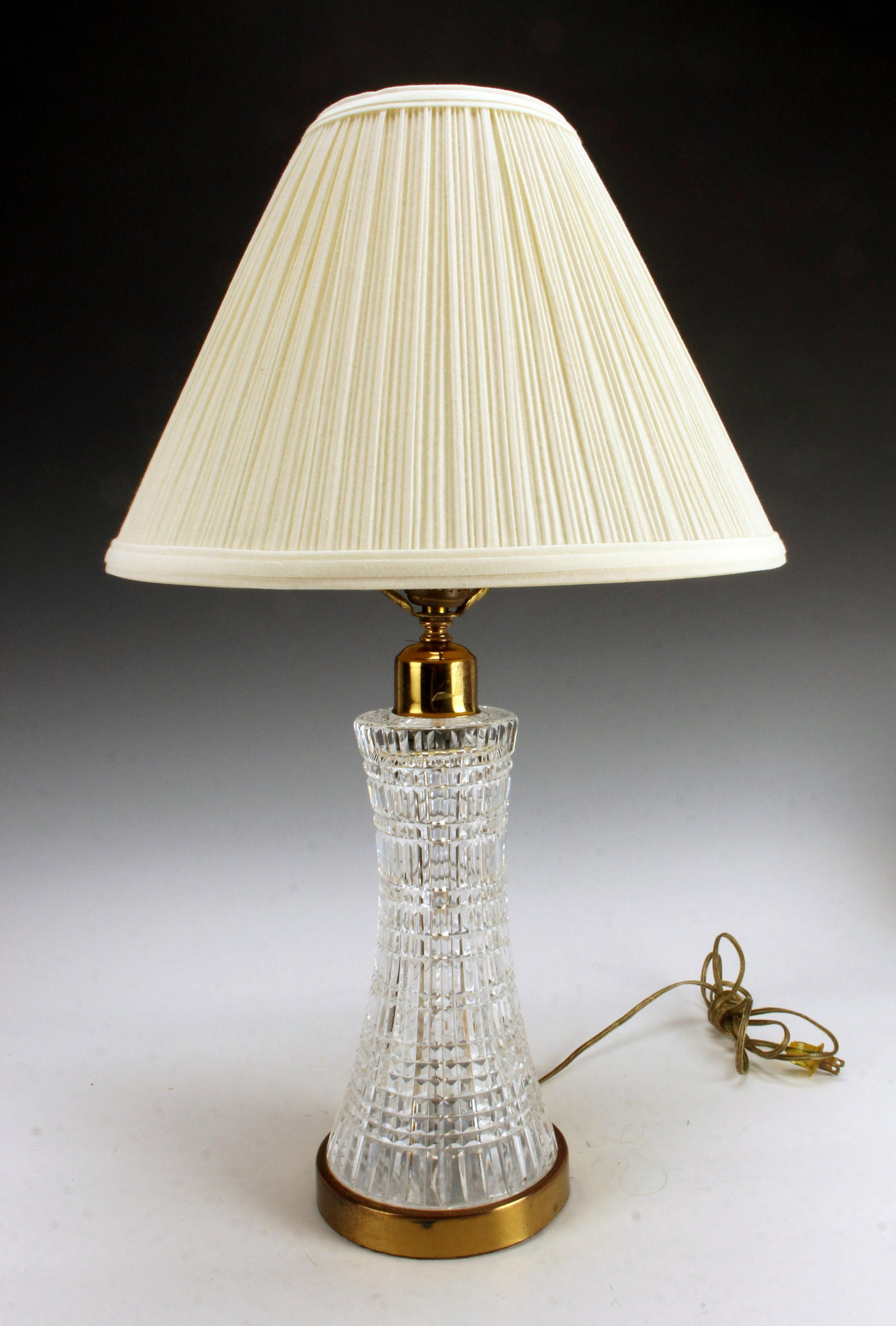 WATERFORD CRYSTAL DESK LAMP (1 of 3)
