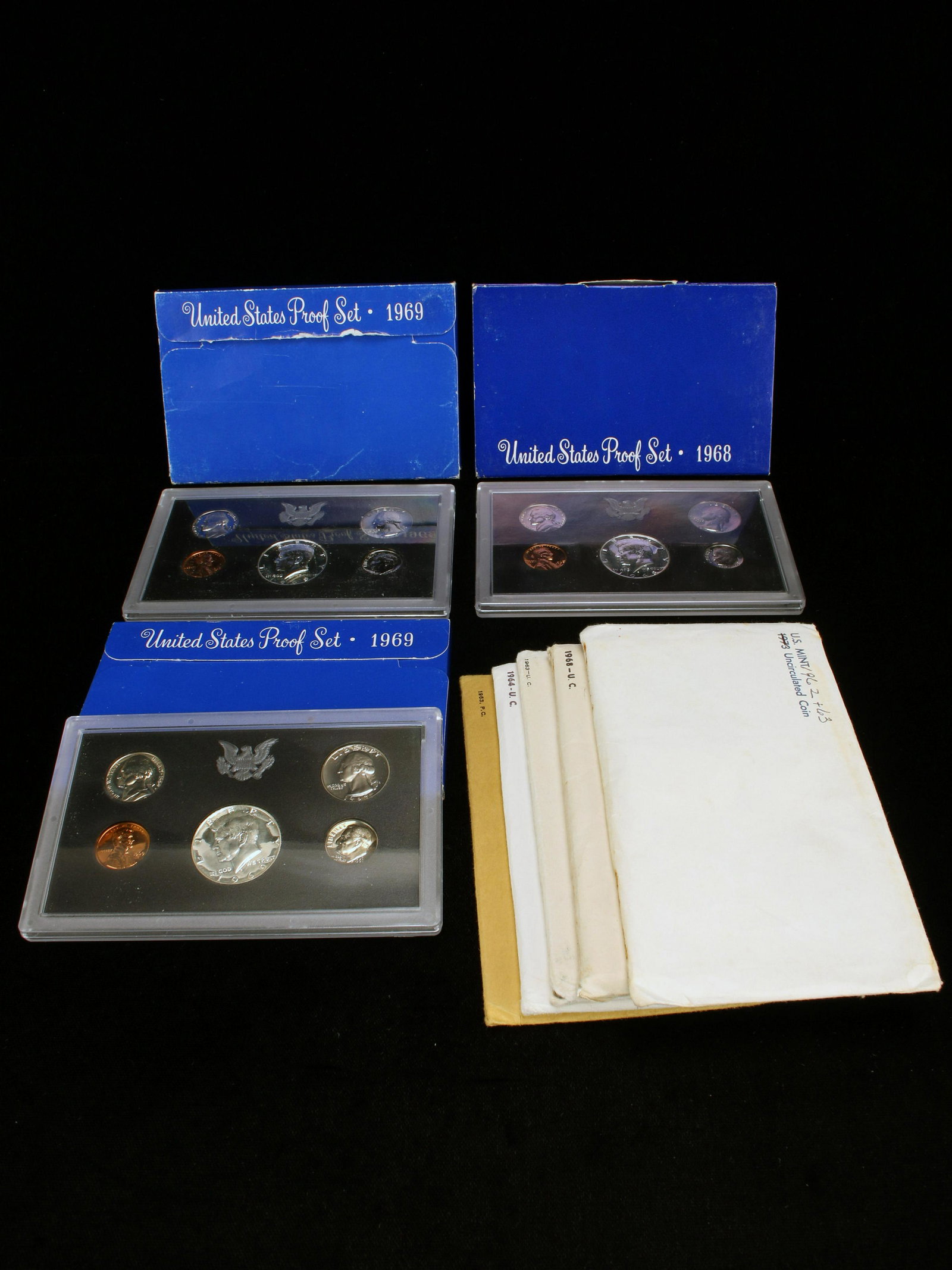 COLLECTION OF 1960'S U.S. MINT PROOF SETS COINS (1 of 6)