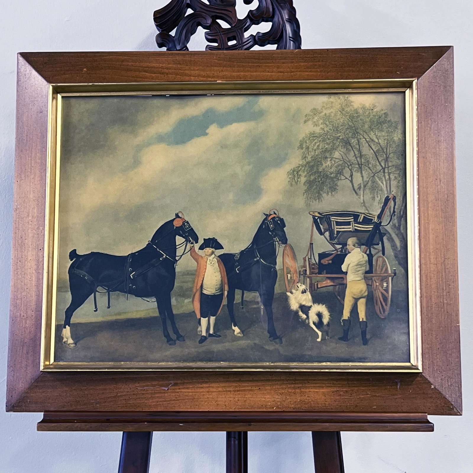 HORSE AND CARRIAGE SCENE PRINT (1 of 4)