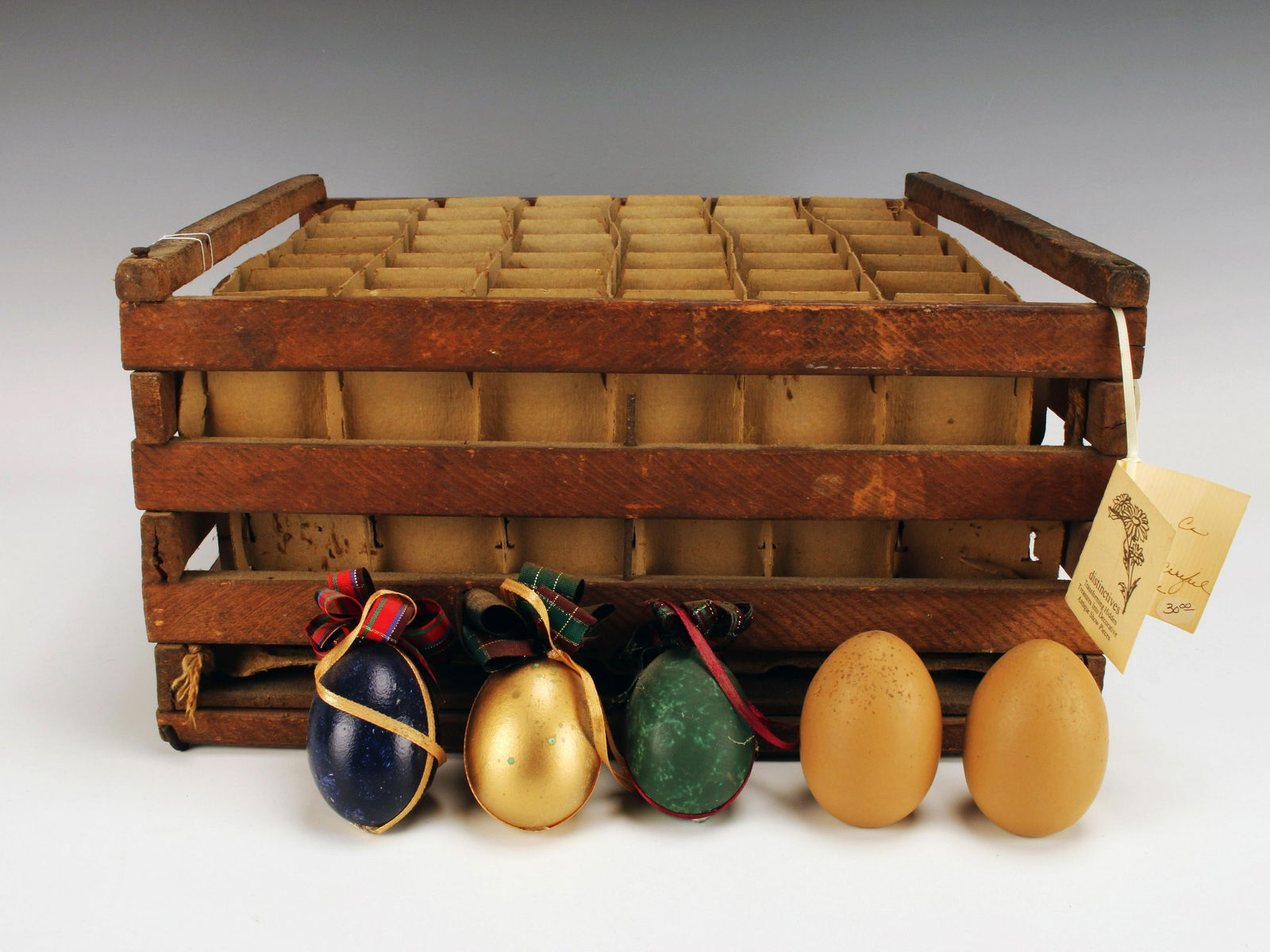 VINTAGE WOODEN EGG CRATES (1 of 6)