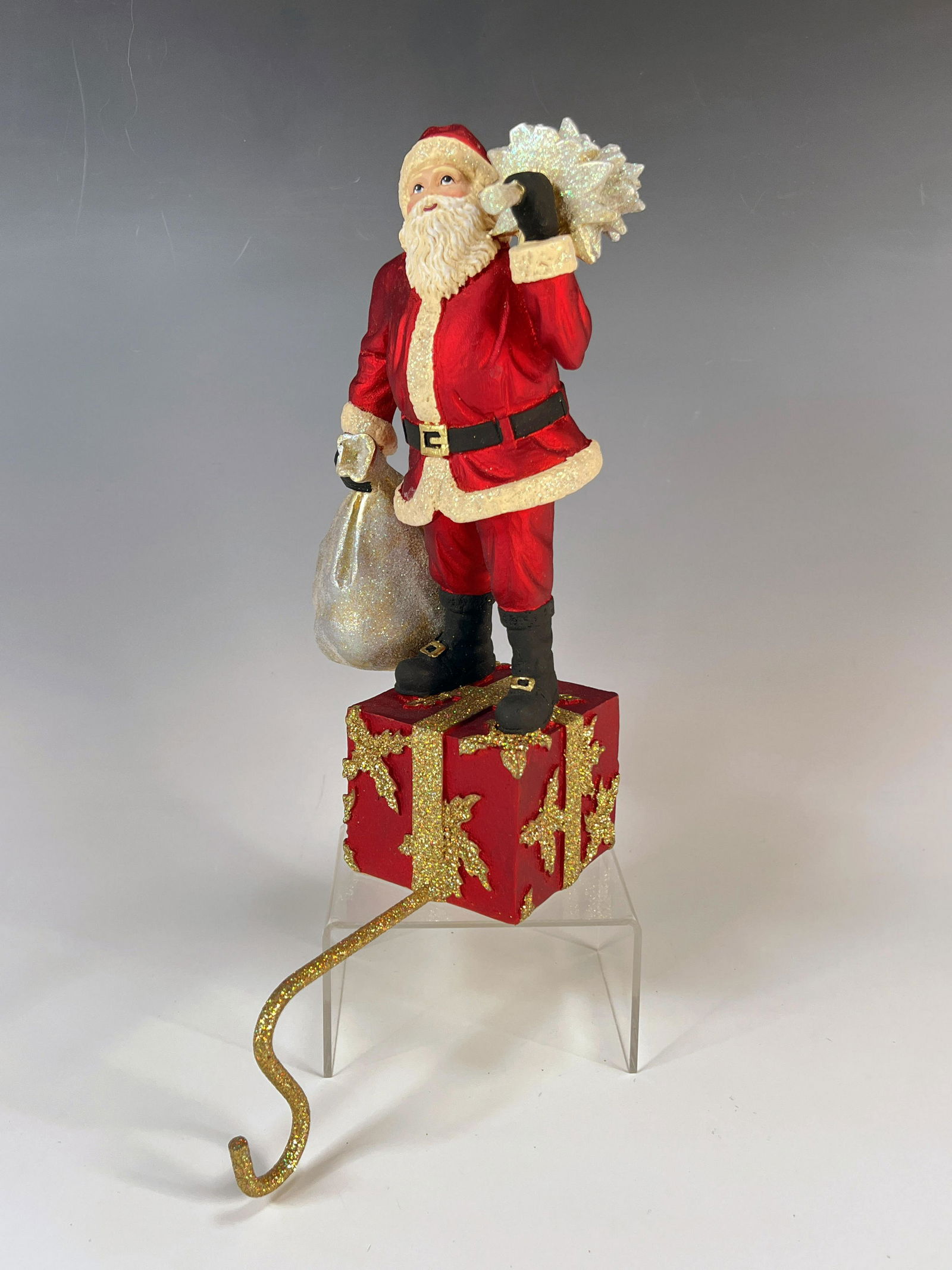 THREE SANTA STOCKING HOLDERS (1 of 4)