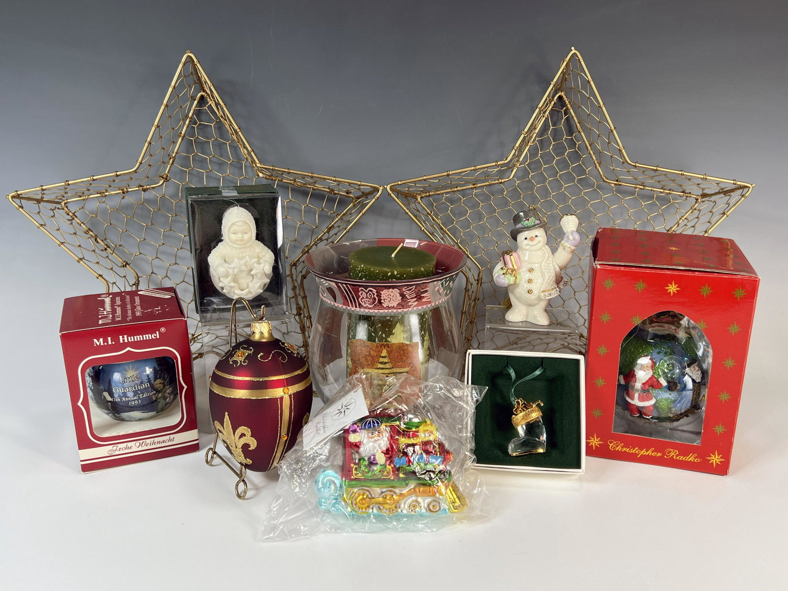 CHRISTMAS ORNAMENTS HUMMEL RADKO LENOX: CHRISTMAS ORNAMENTS HUMMEL RADKO LENOX