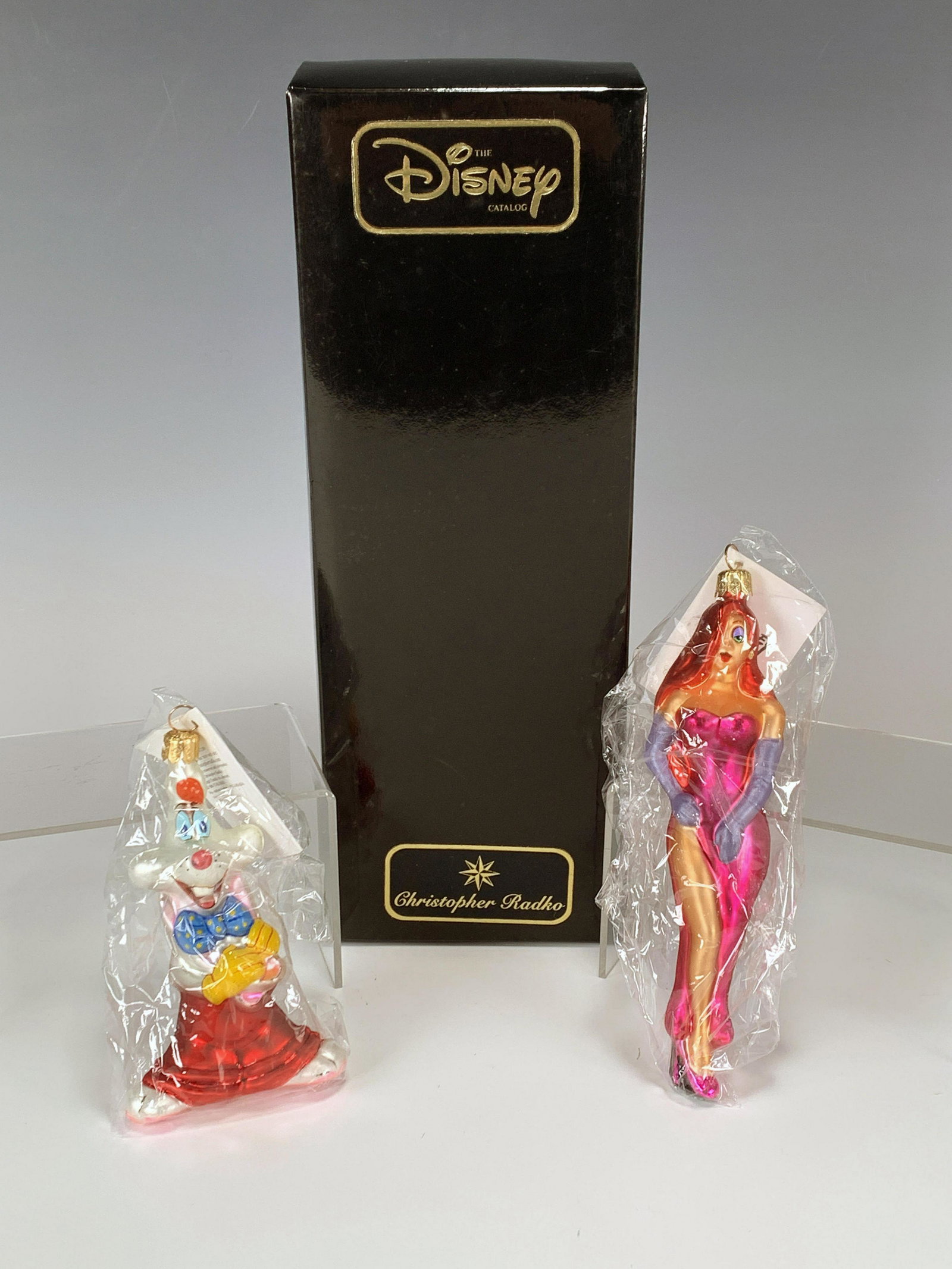 RADKO DISNEY ROGER & JESSICA RABBIT LTD ED ORNAMENTS IN BOX (1 of 7)