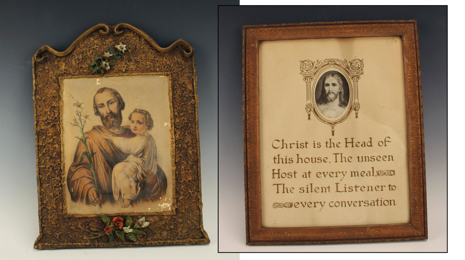 2 FRAMED RELIGIOUS ARTWORK (1 of 10)