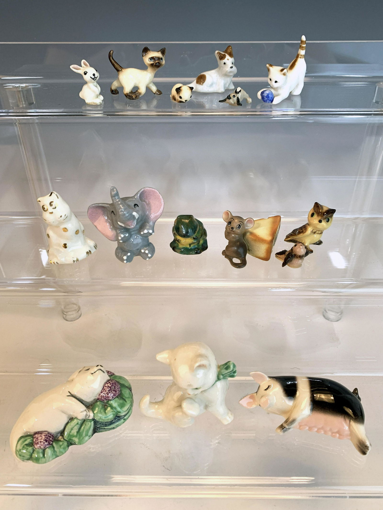 ADORABLE PORCELAIN MINIATURE ANIMAL FIGURES GOEBEL (1 of 5)