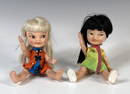 1960S REMCO POCKETBOOK DOLLS HEIDI AND JEN