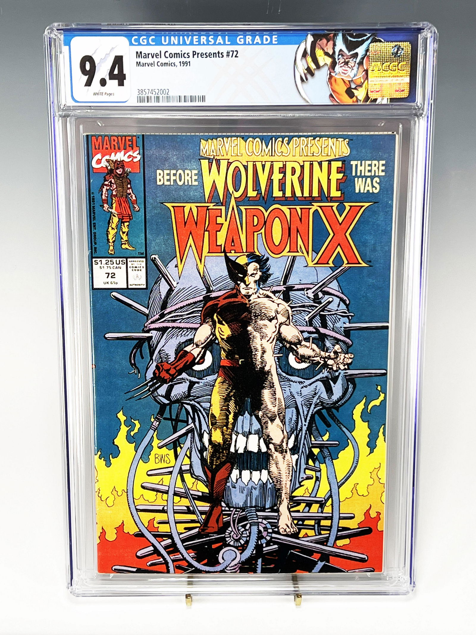 MARVEL COMICS PRESENTS #72 CGC 9.4 MARVEL COMICS 1991 (1 of 4)