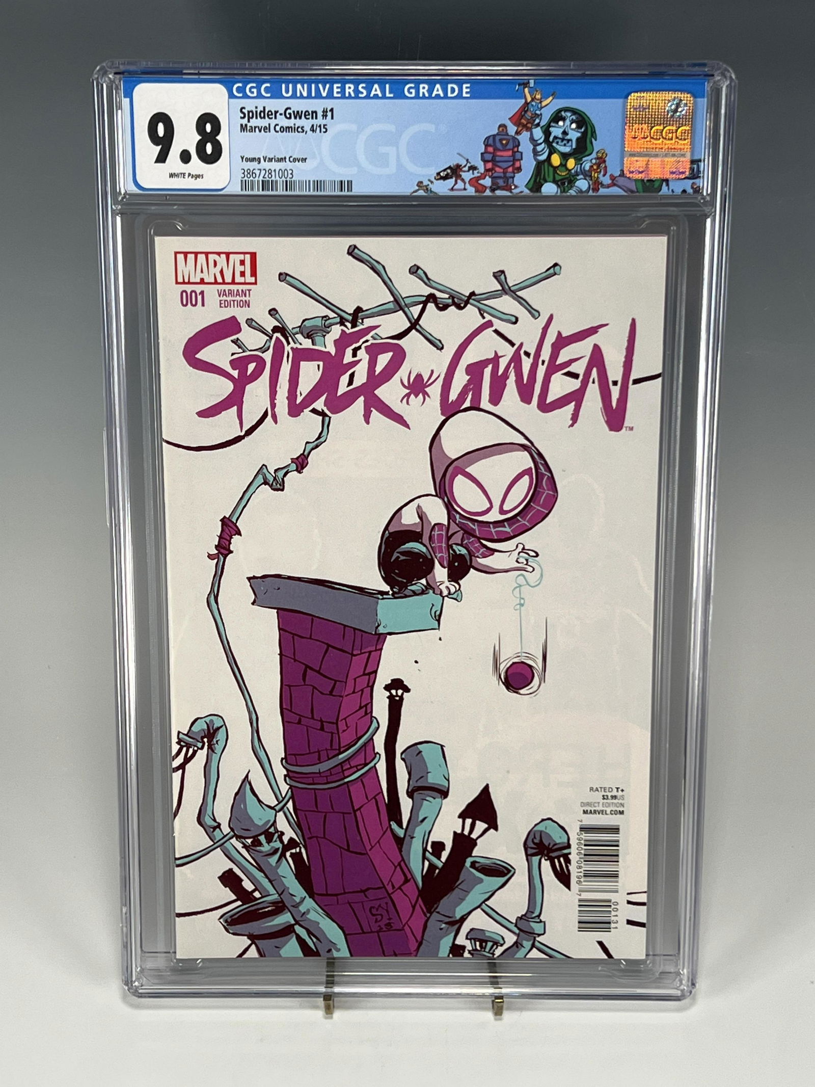 SPIDER-GWEN #1 SCOTTIE YOUNG VARIANT CGC 9.8 MARVEL COMICS 1995 (1 of 4)