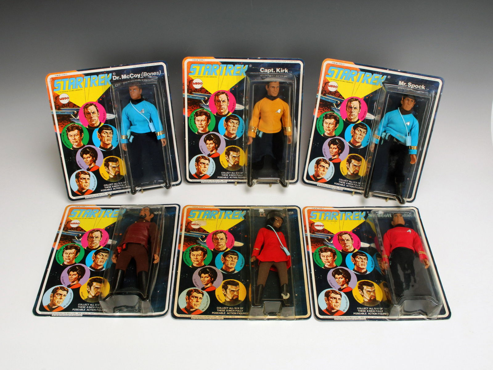 1974 STAR TREK MEGO ACTION FIGURE COMPLETE SET (1 of 14)