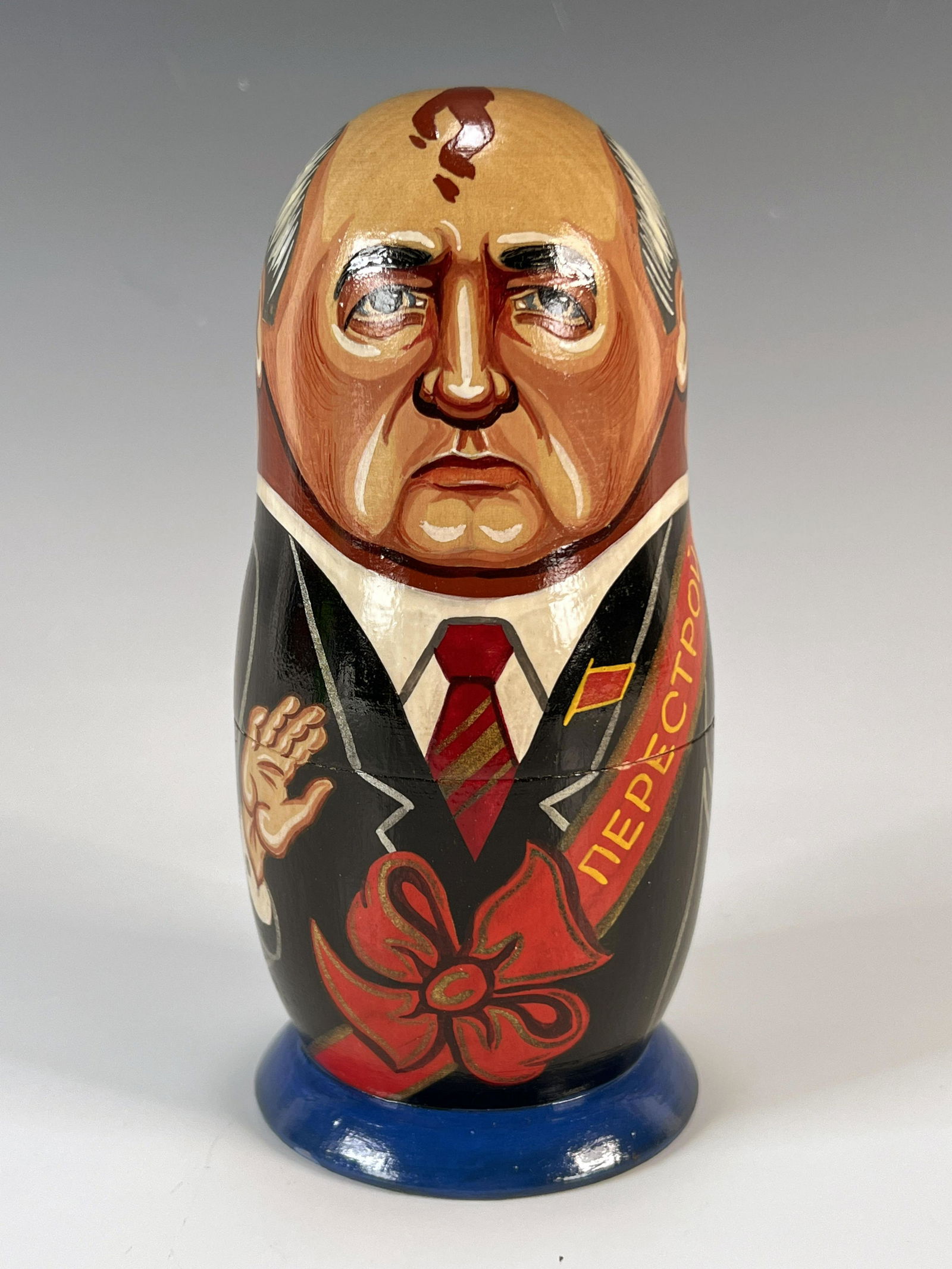 5 HISTORIC SOVIET RUSSIAN LEADERS NESTING MATRYOSHKA DOLLS (1 of 6)