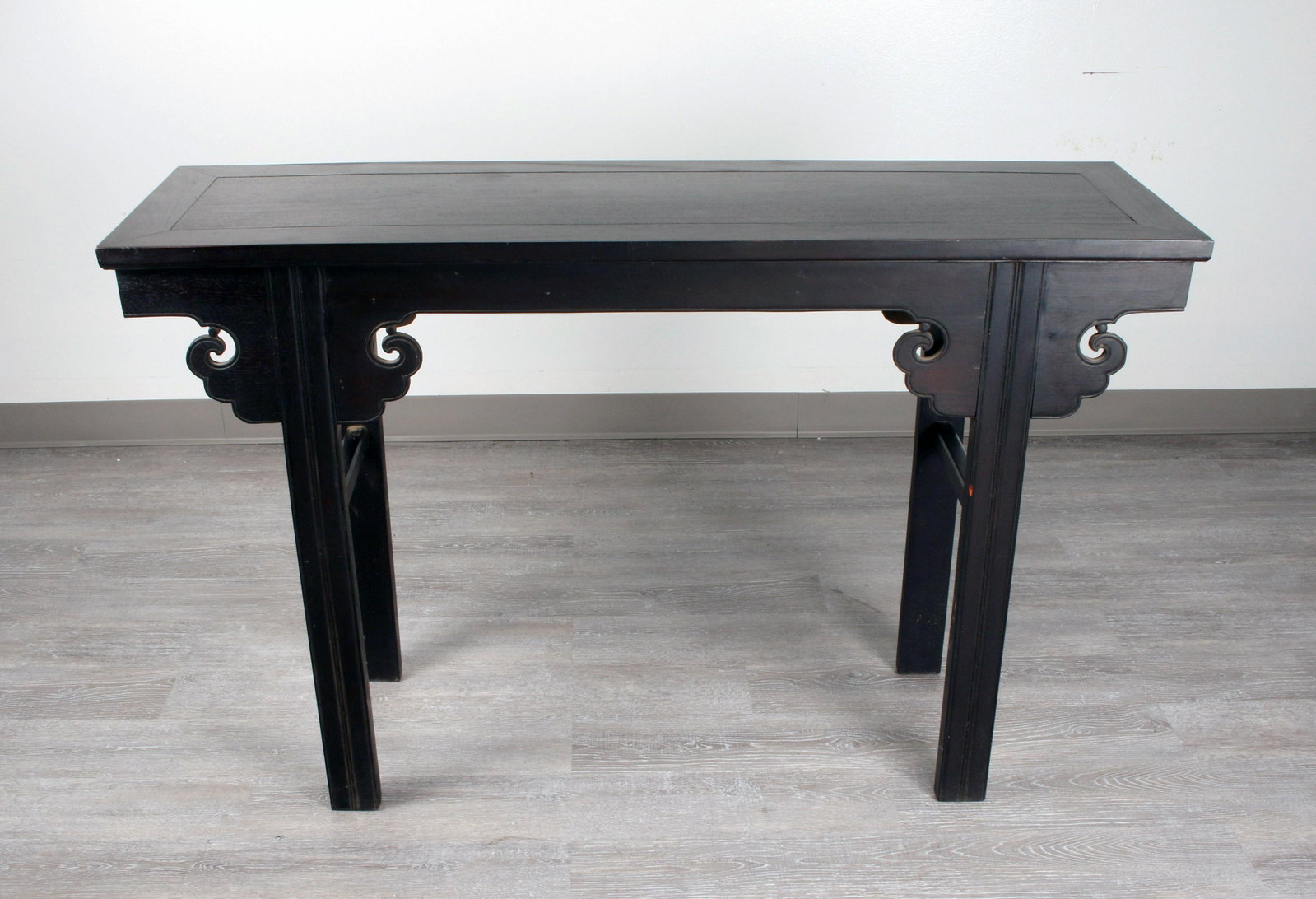 CHINESE ZITAN PAINTING TABLE: CHINESE ZITAN PAINTING TABLE