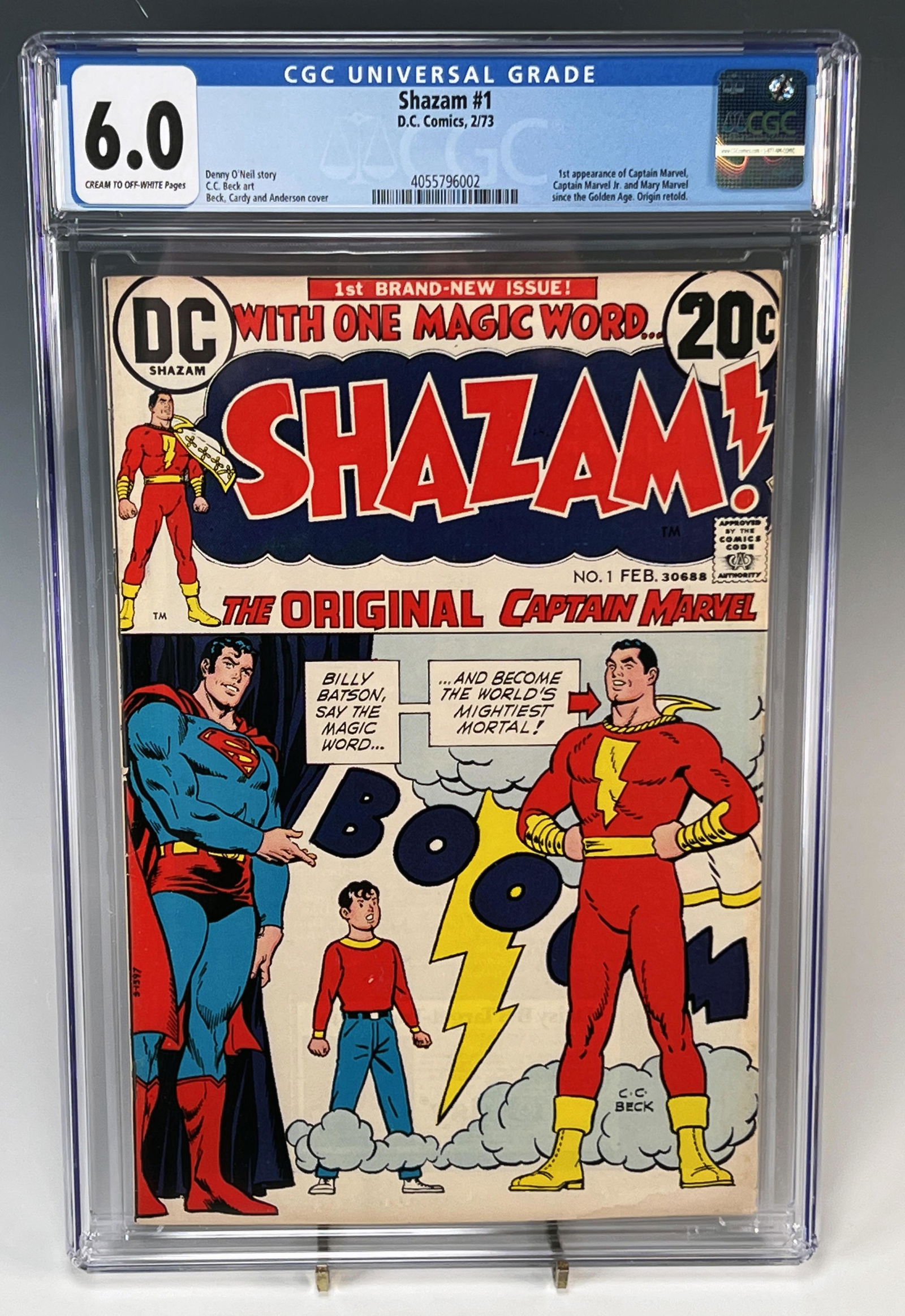 SHAZAM #1 CGC 6.0 (D.C. COMICS, 1973) (1 of 4)