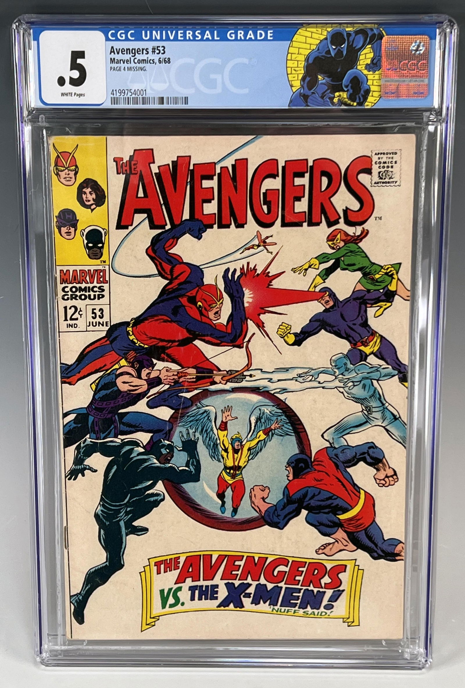 AVENGERS #53 CGC .5 (MARVEL COMICS, 1968) (1 of 4)