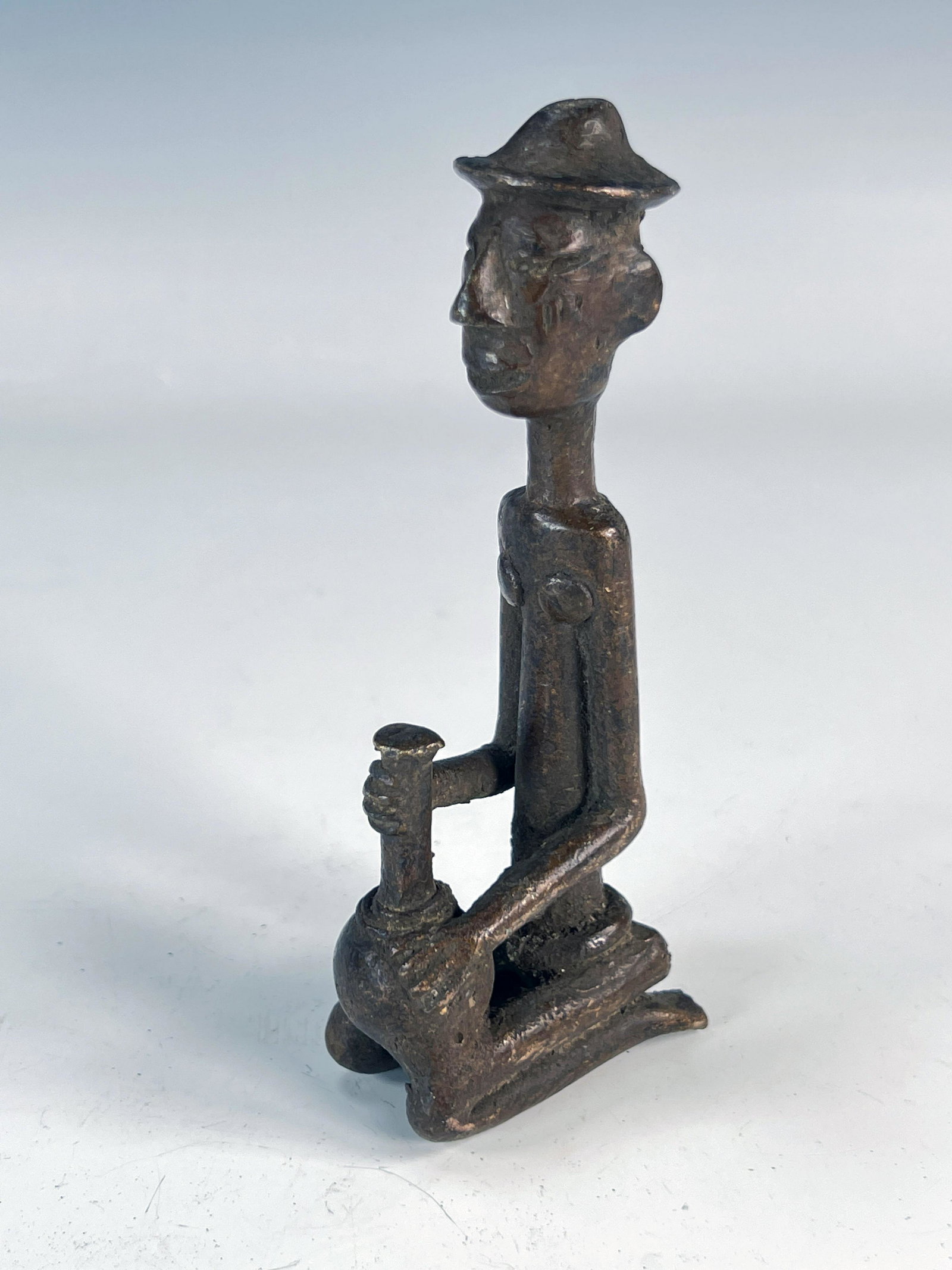 SMALL DOGON BRONZE MALI WEST AFRICA: SMALL DOGON BRONZE MALI WEST AFRICA <