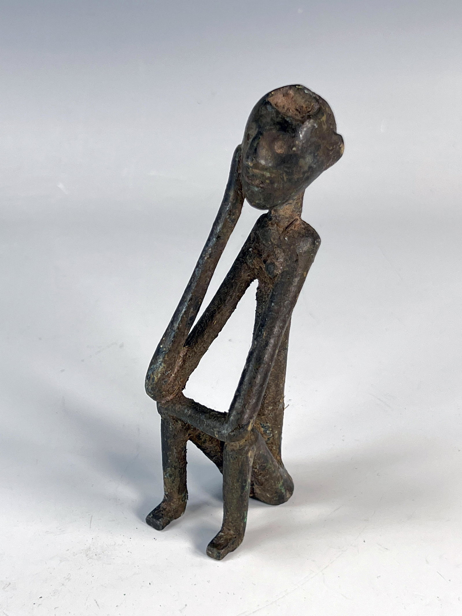 SMALL DOGON BRONZE MALI WEST AFRICA: SMALL DOGON BRONZE MALI WEST AFRICA <