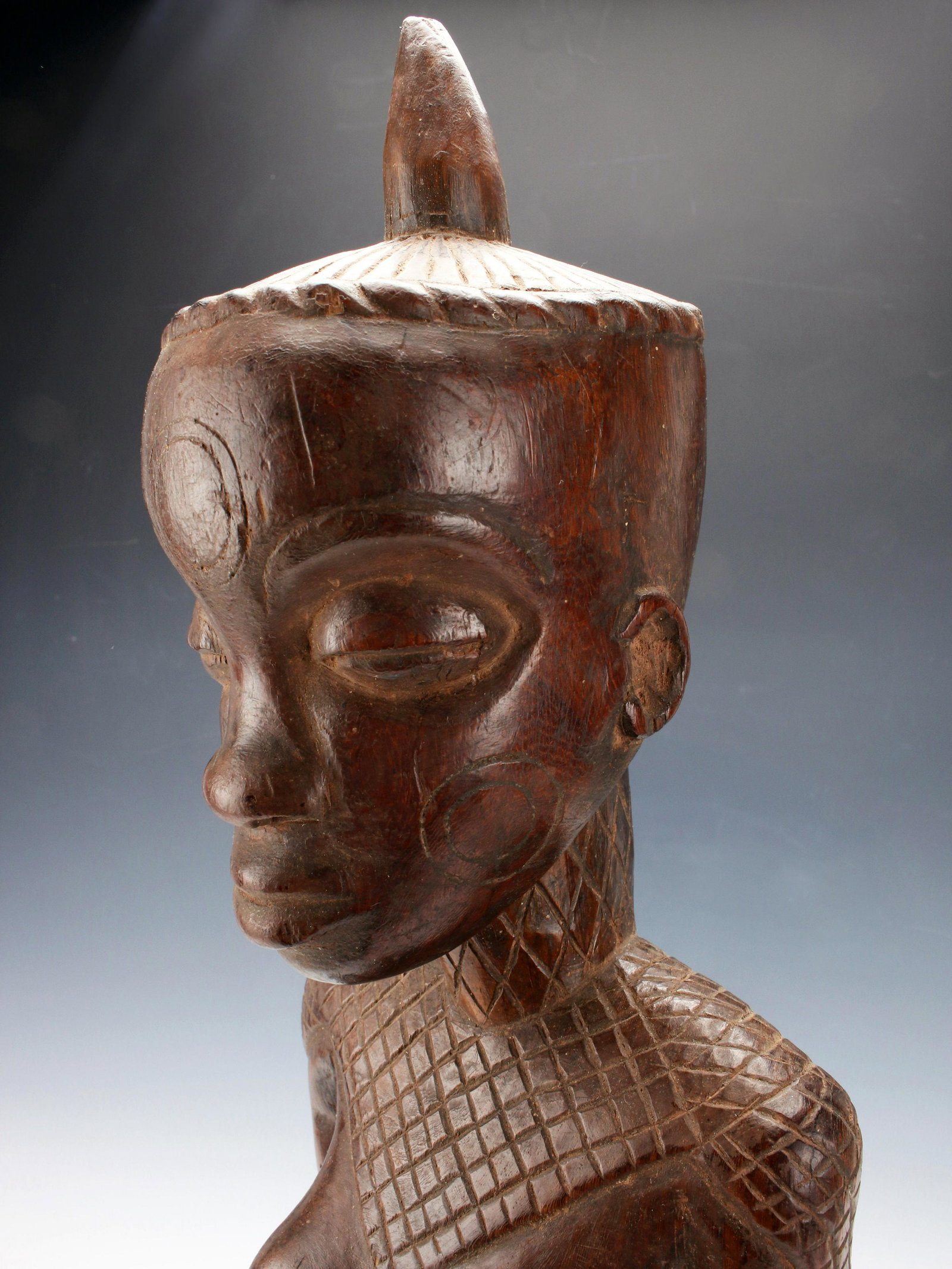 BIG BROWN FIGURE PENDÃ‰ CONGO ZAIRE CENTRAL AFRICA: BIG BROWN FIGURE PENDÃ‰ CONGO ZAIRE CENTRAL AFRICA
