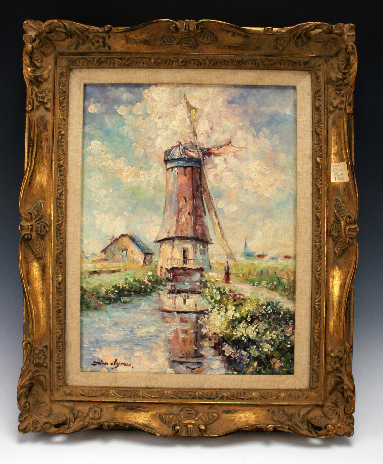 JOHN CLYMER (ENGLISH 1932-) IMPRESSIONIST WINDMILL: JOHN CLYMER (ENGLISH 1932-) IMPRESSIONIST WINDMILL