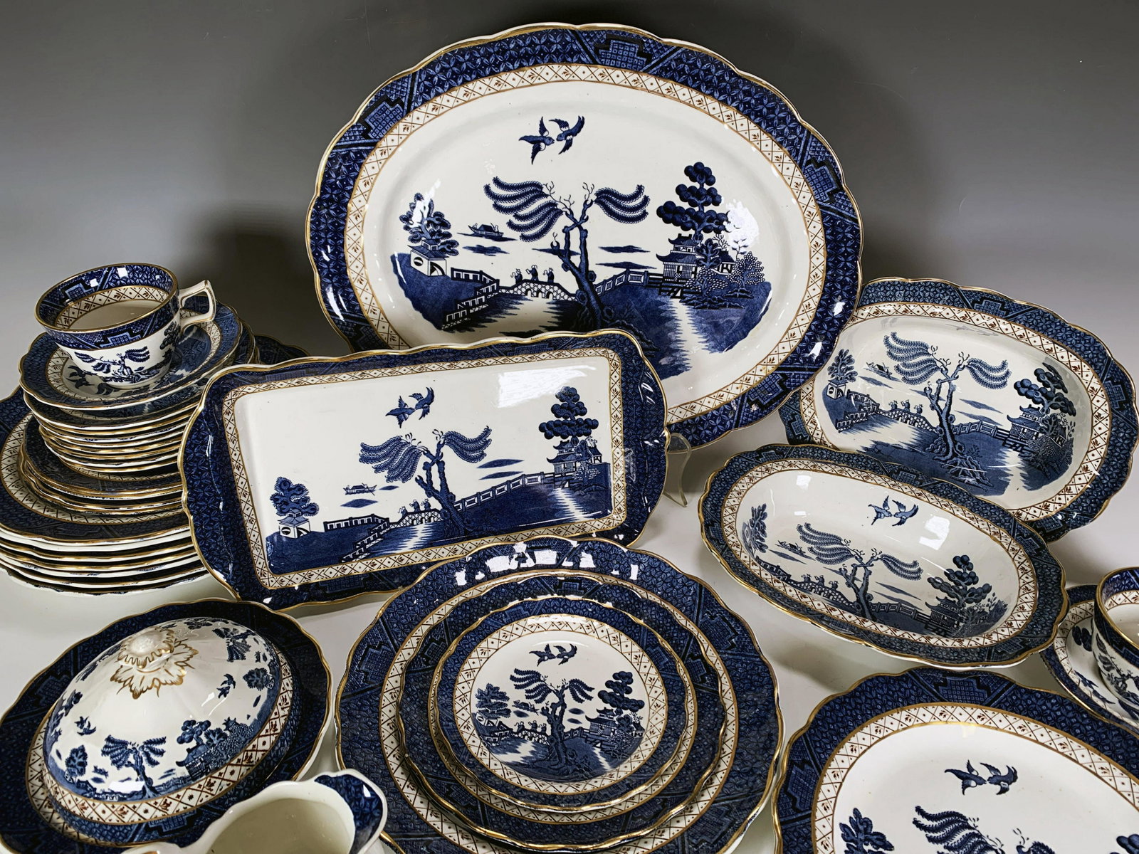 BOOTHS REAL OLD WILLOW ENGLISH SET: BOOTHS REAL OLD WILLOW ENGLISH SET </