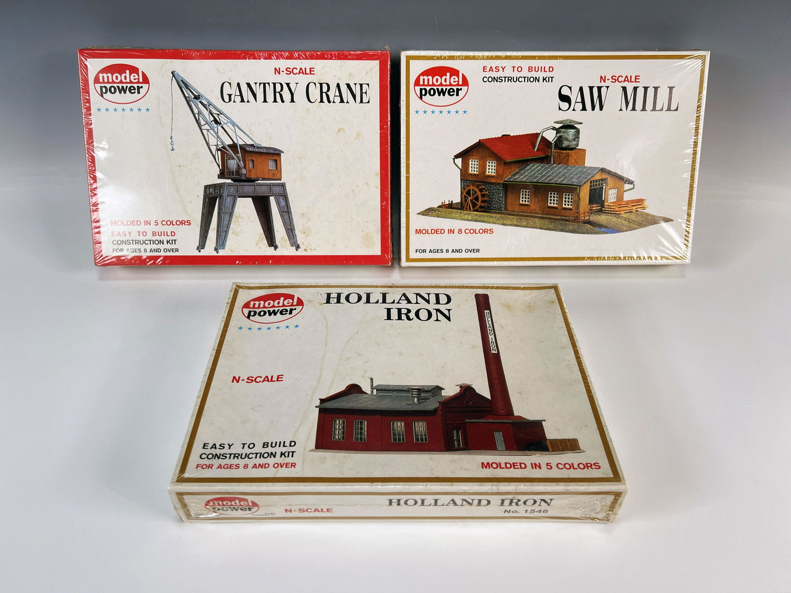 THREE SEALED N SCALE MODEL POWER MODEL KITS TRAINS: THREE SEALED N SCALE MODEL POWER MODEL KITS TRAINS