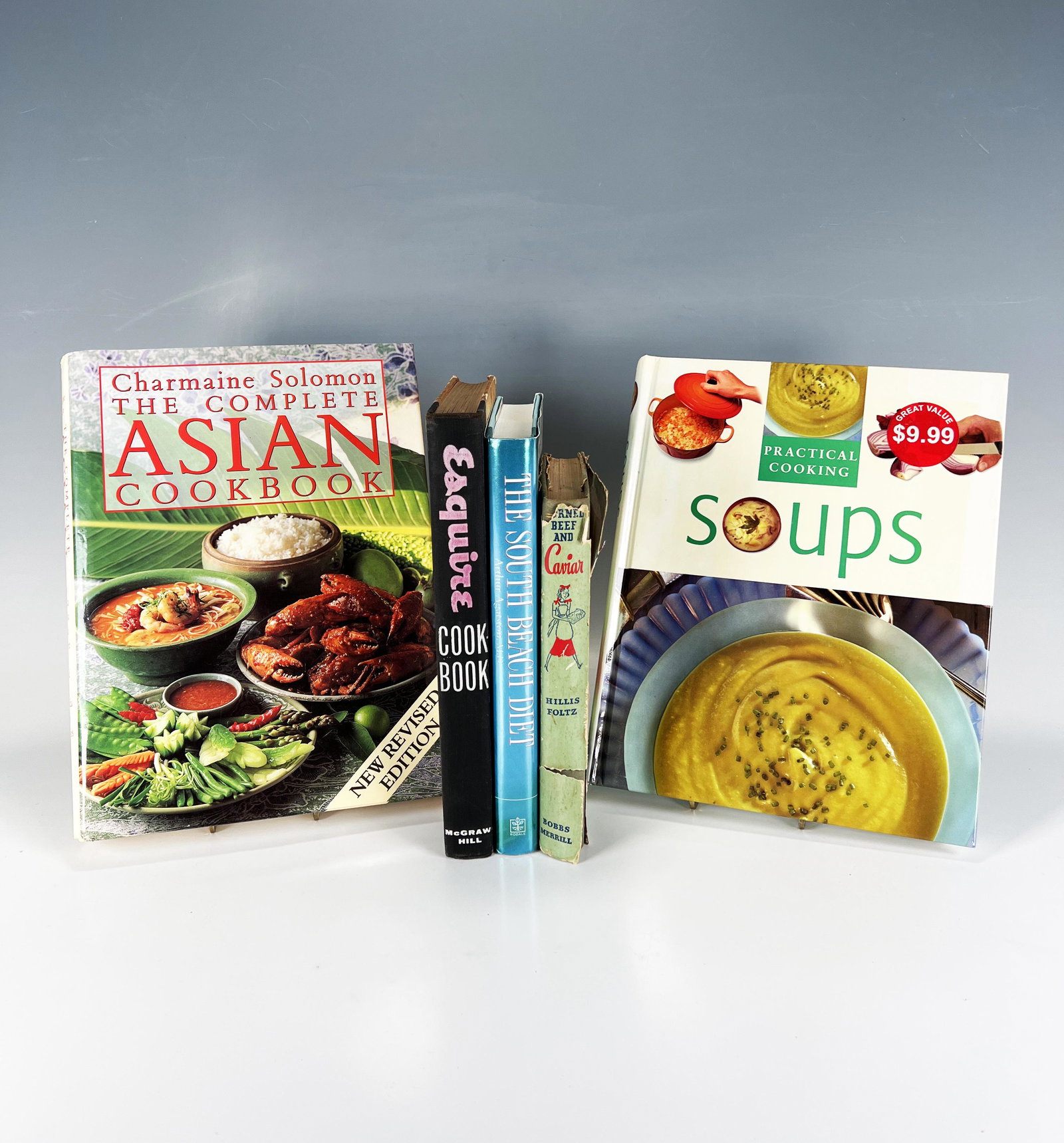 FIVE COOKBOOKS INCL. FIRST EDITION CORNED BEEF AND CAVIAR: FIVE COOKBOOKS INCL. FIRST EDITION CORNED BEEF AND