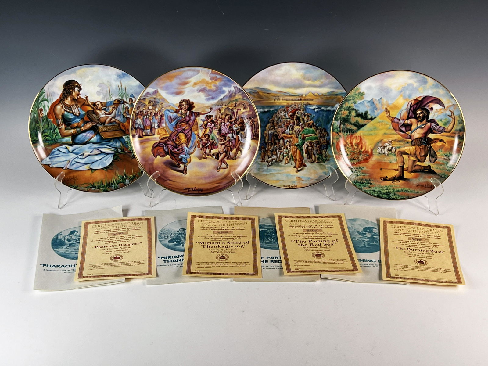 THE PROMISED LAND COLLECTOR PLATES WITH COAS (1 of 2)