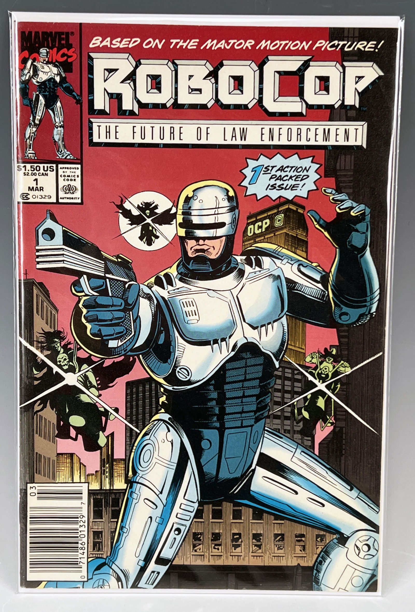 ROBOCOP 1 (MARVEL) NEWSSTAND VARIANT (1 of 4)