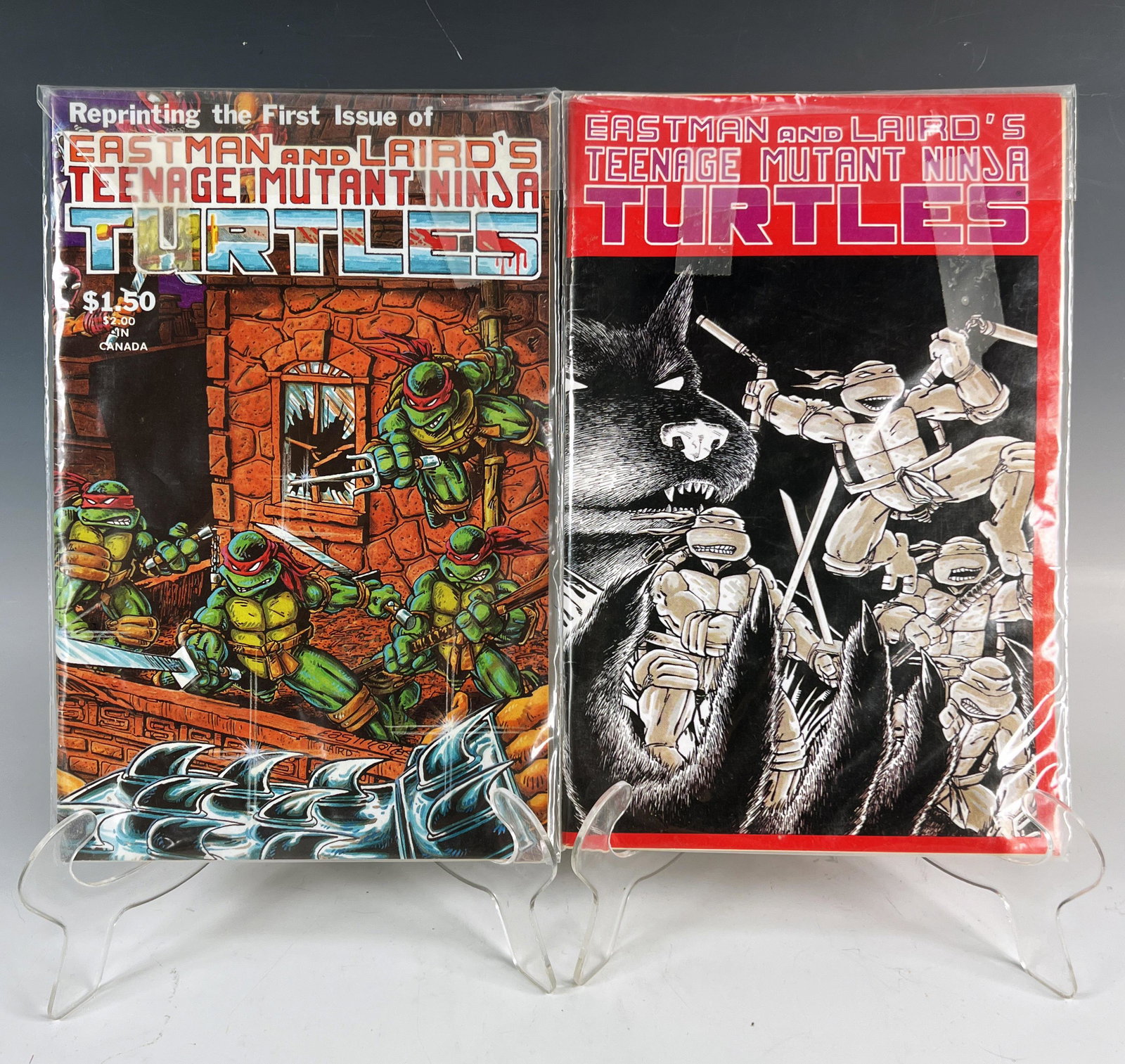 TEENAGE MUTANT NINJA TURTLES #1 4TH AND 5TH PRINTINGS MIRAGE COMICS: TEENAGE MUTANT NINJA TURTLES #1 4TH AND 5TH PRINTI