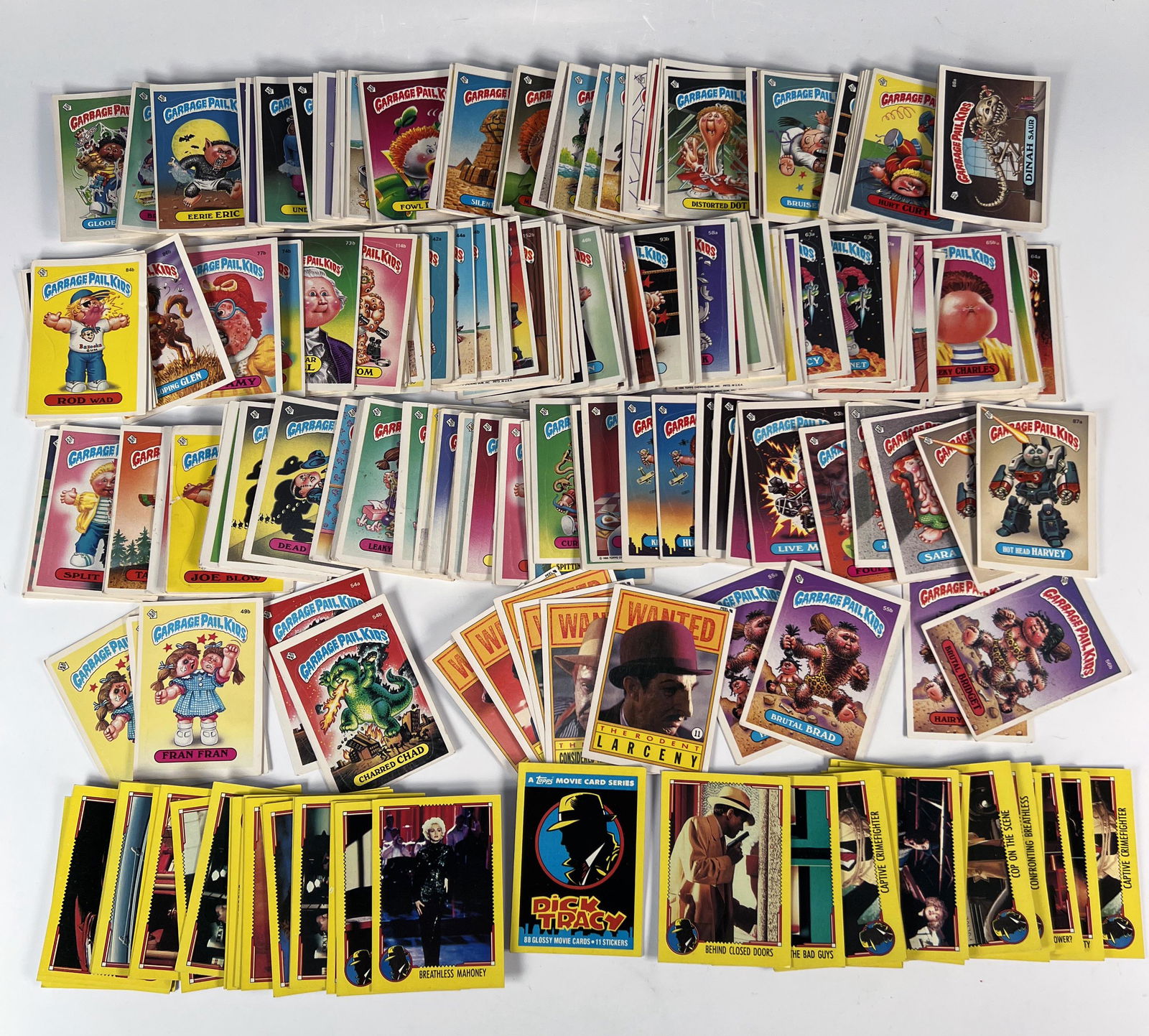 GARBAGE PAIL KIDS AND DICK TRACY MOVIE TRADING CARDS (1 of 5)