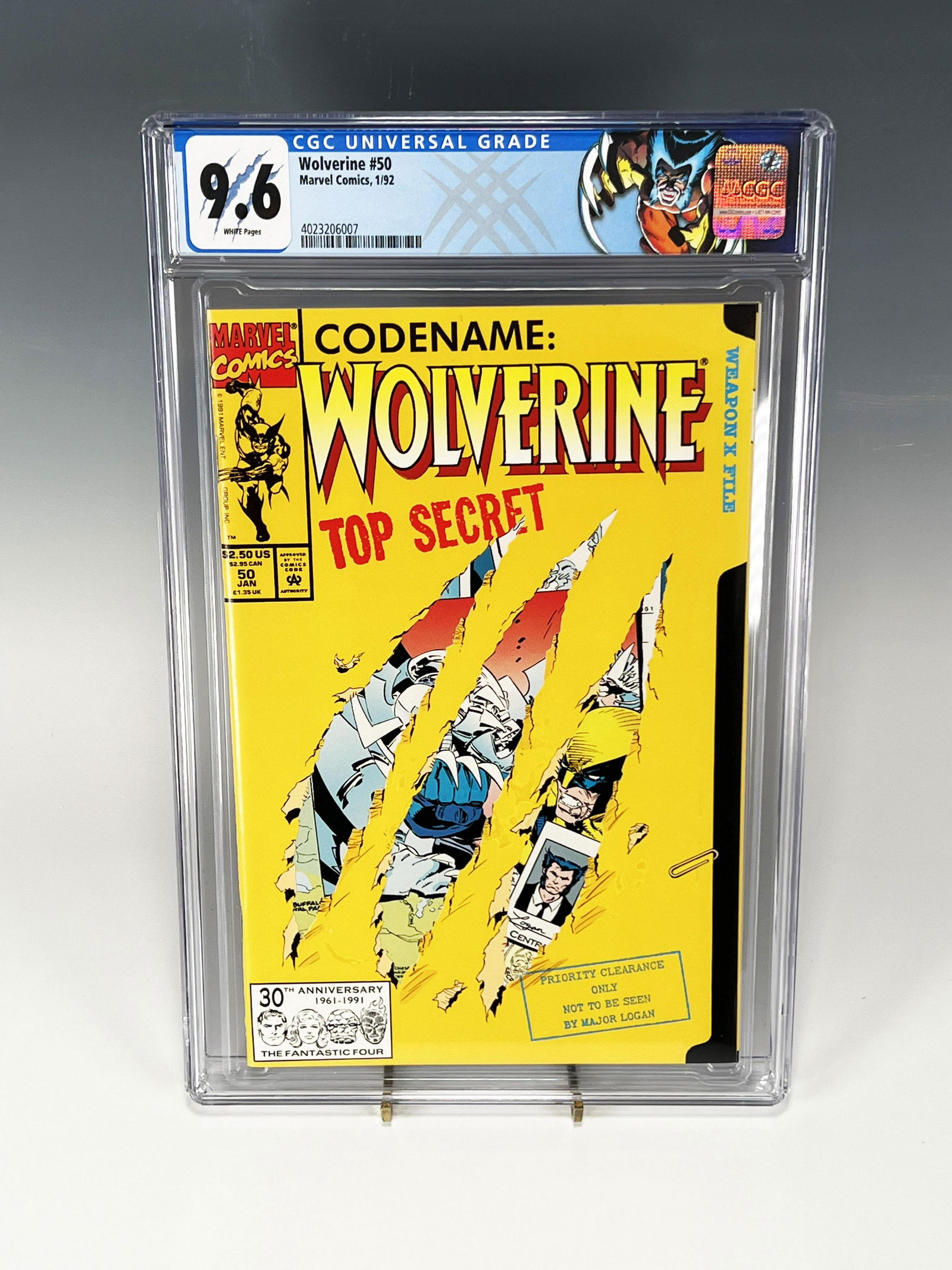 WOLVERINE 50 CGC 9.6 CLASSIC COVER WOLVERINE ORIGIN (1 of 4)