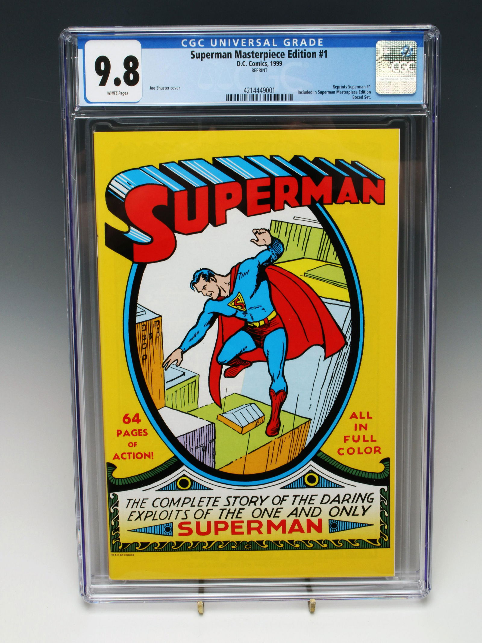 SUPERMAN 1 MASTERPIECE EDITION (1999) CGC 9.8 (1 of 4)