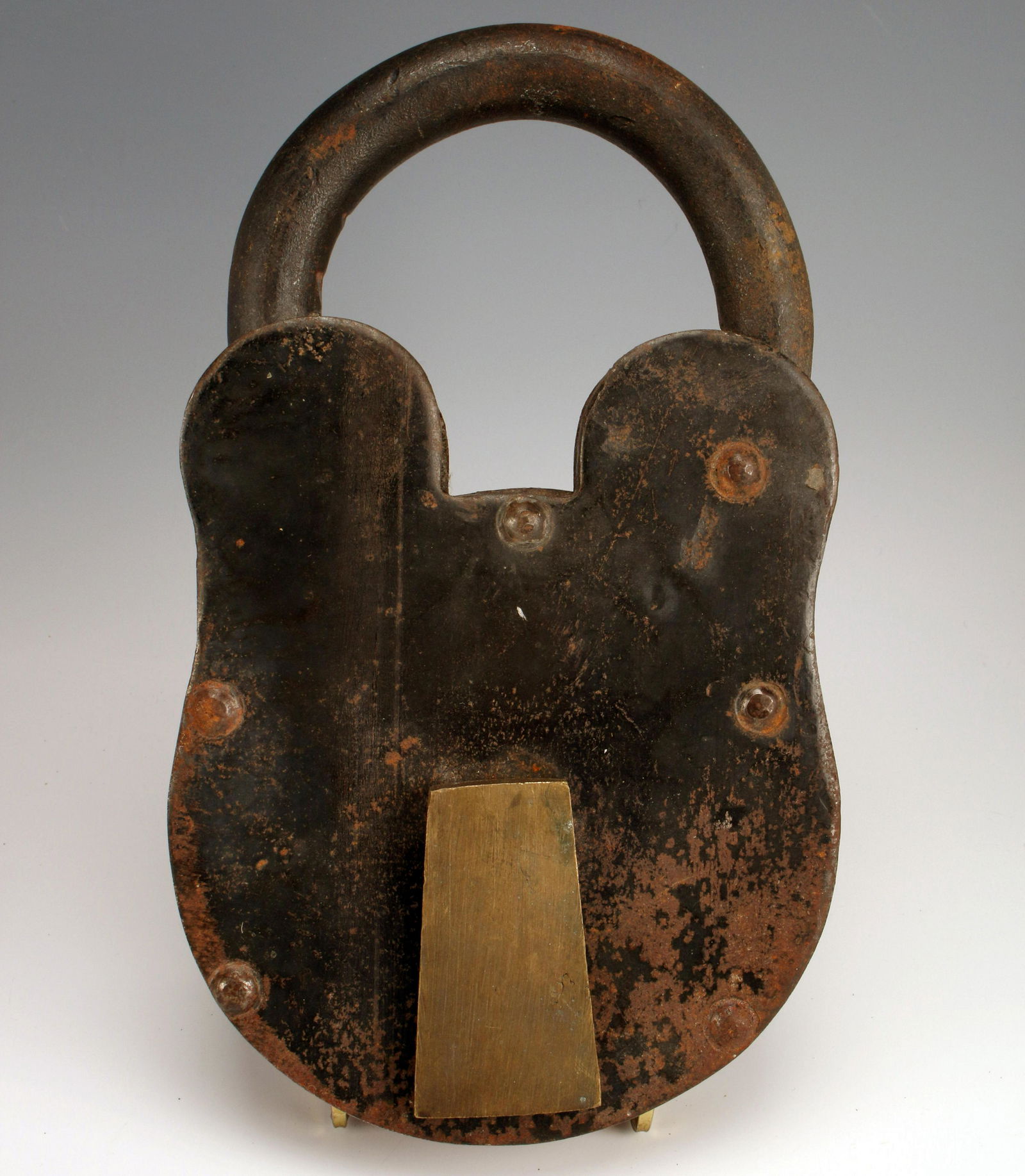 LARGE ANTIQUE PAD LOCK (1 of 5)