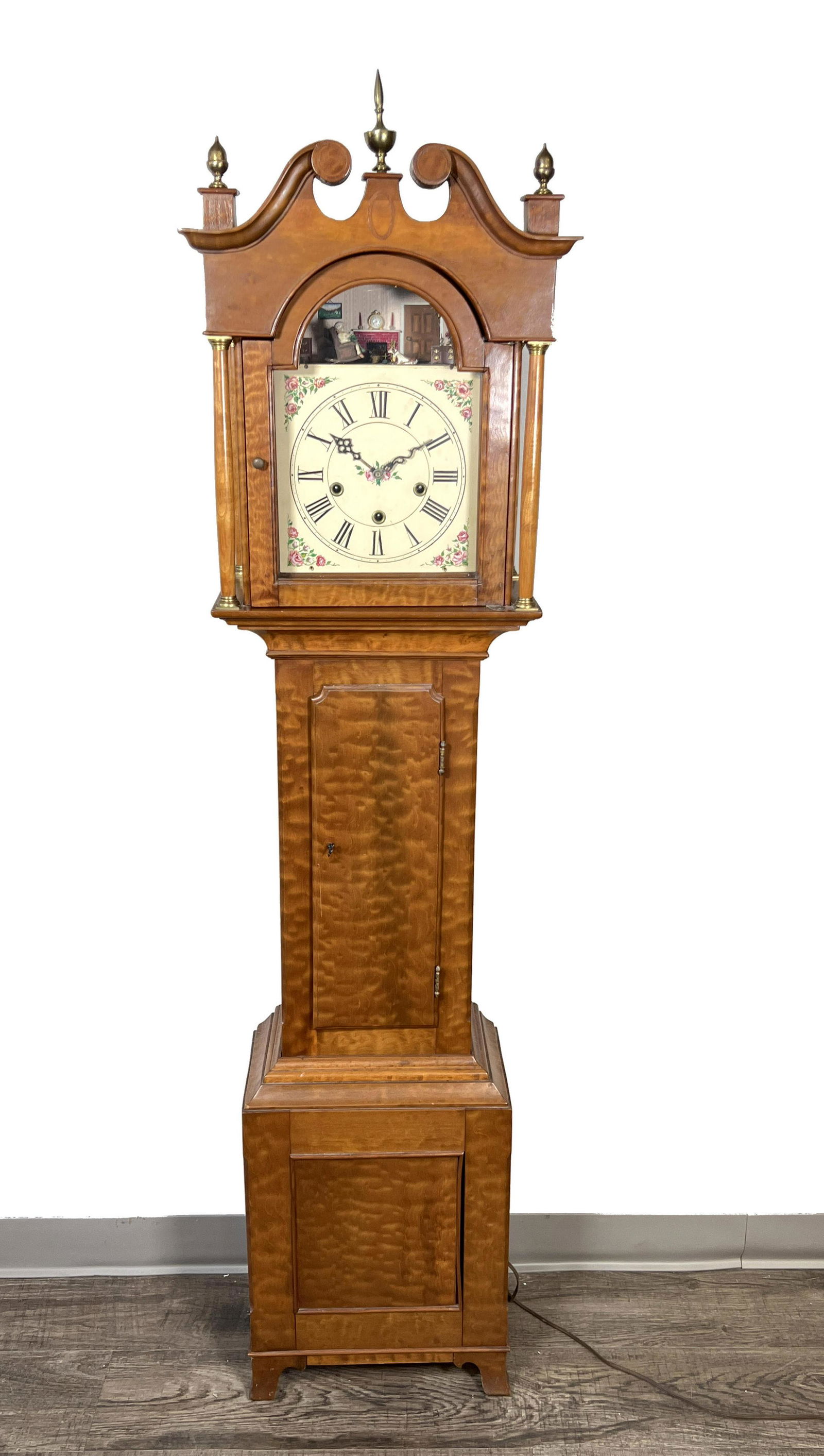 GRANDMOTHER CLOCK WITH PROHIBITION THEME (1 of 8)