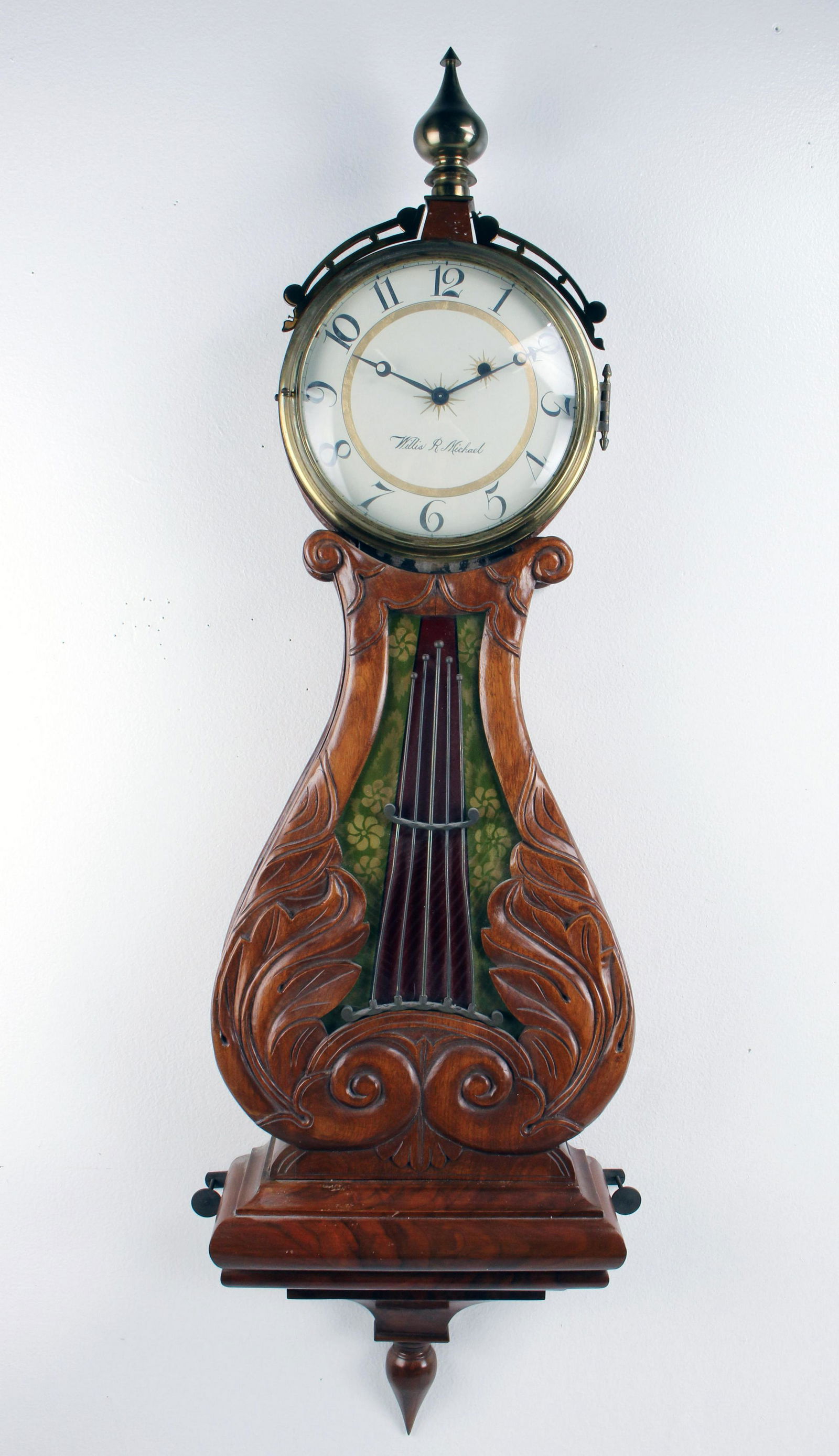 WILLIS R. MICHAEL LYRE FORM BANJO CLOCK (1 of 7)