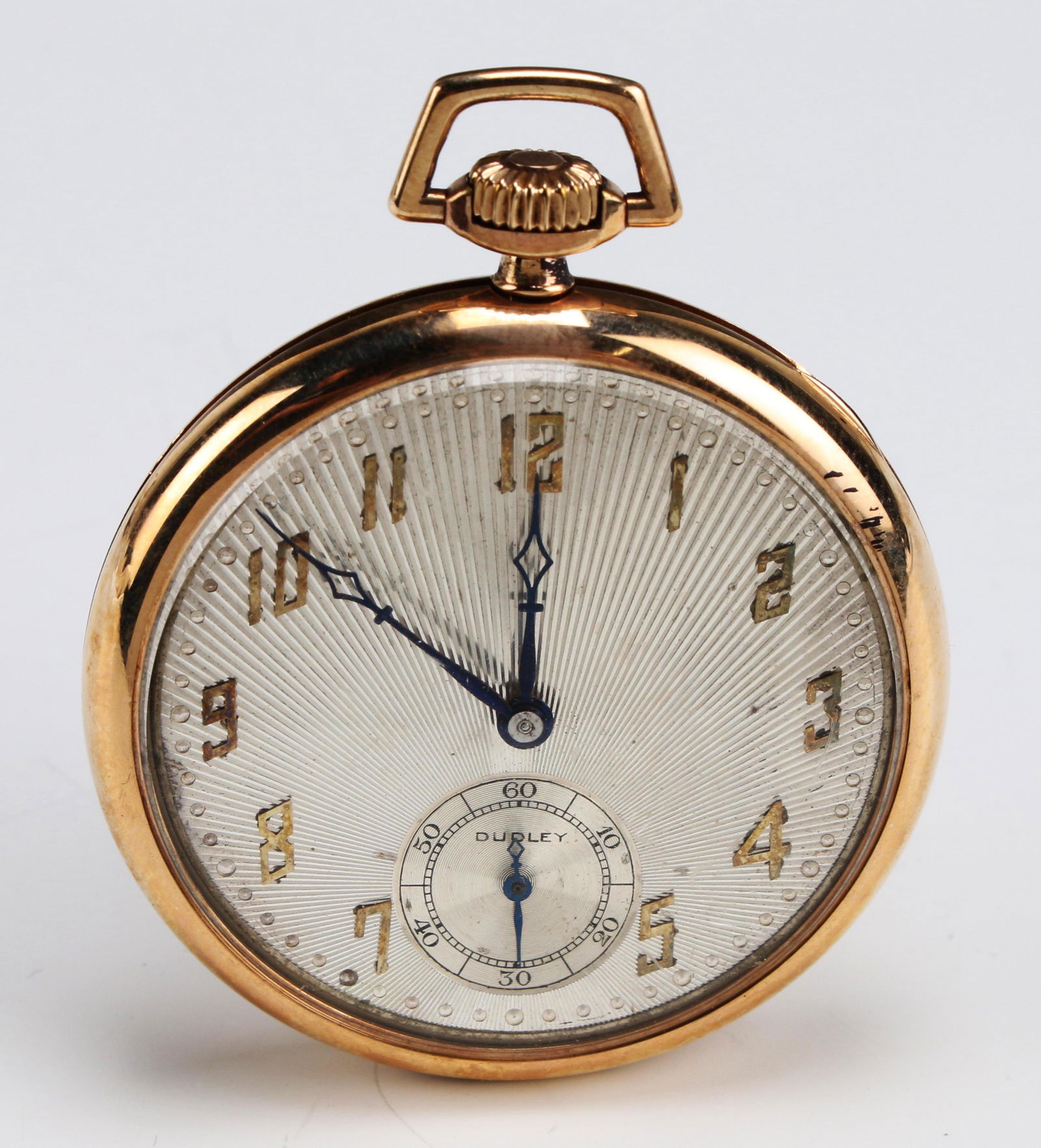 DUDLEY WATCH CO. FREEMASON MASONIC THEME POCKET WATCH (1 of 8)