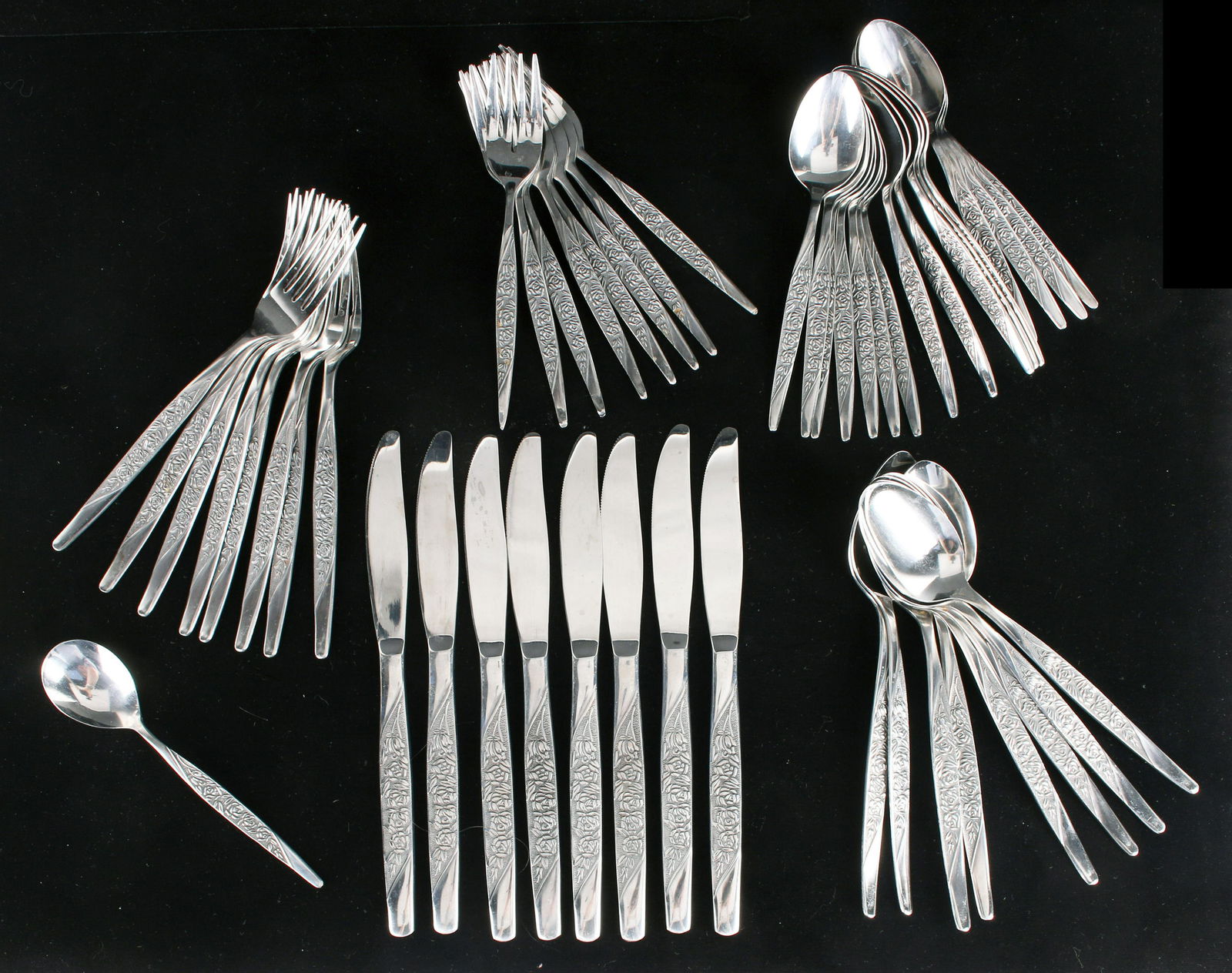 CARESS STAINLESS FLATWARE JAPAN MCM (1 of 7)