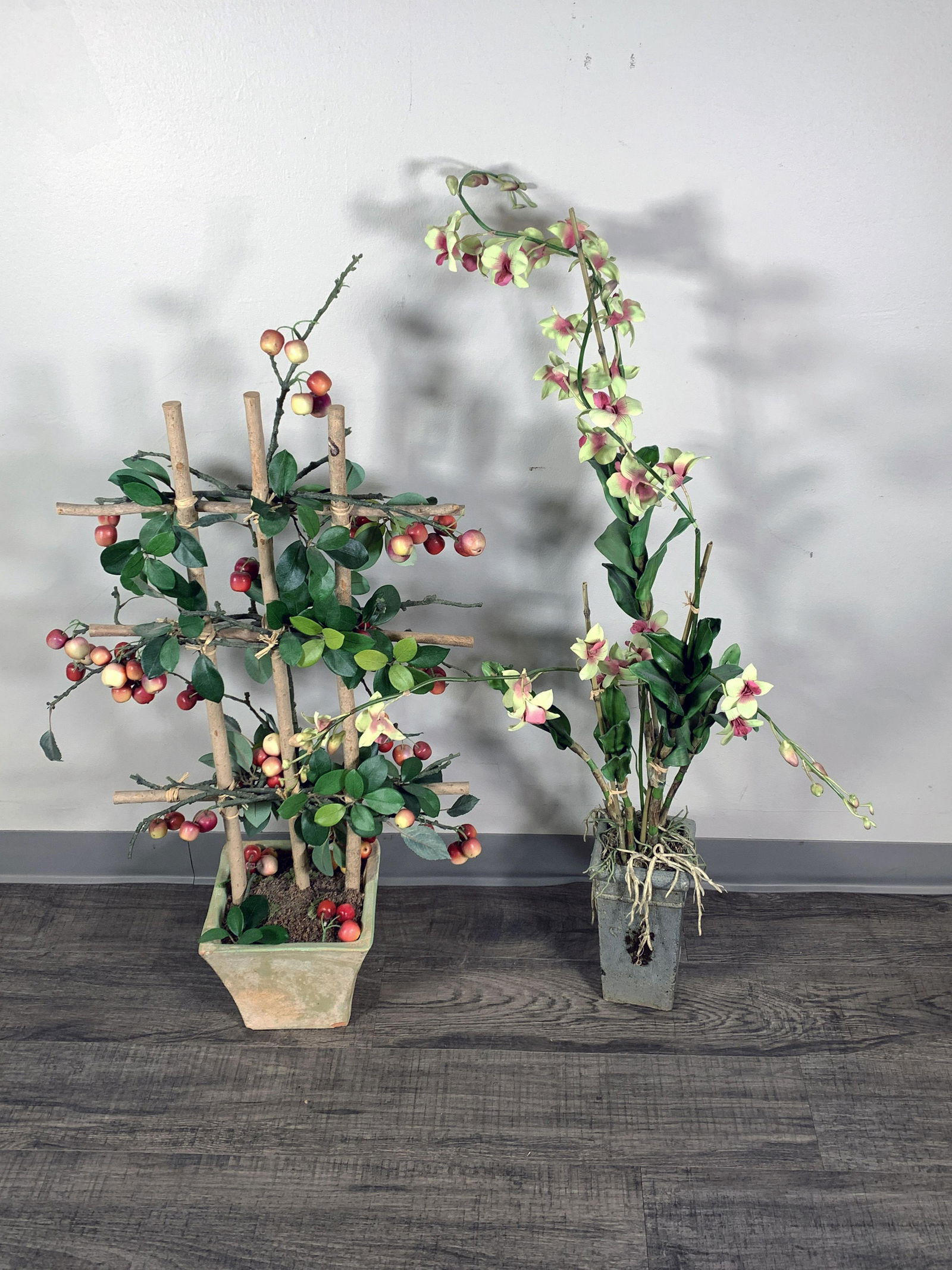 TWO ARTIFICIAL FLOWER ARRANGEMENTS (1 of 1)