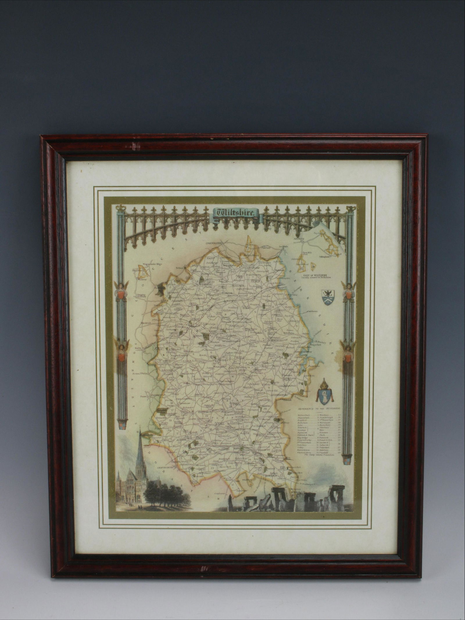 WILTSHIRE MAP PRINT (1 of 2)