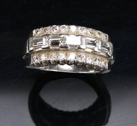 PLATINUM & DIAMOND RING