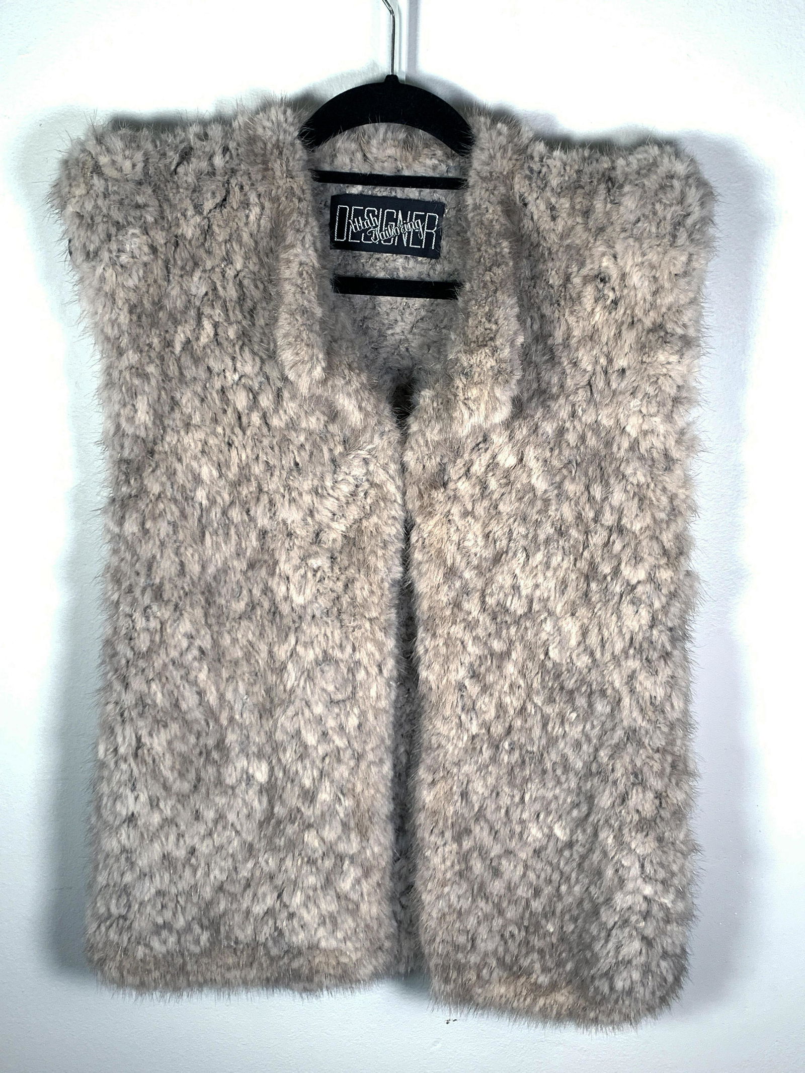 KNITTED MINK & SILK VEST BY UTAH TAILORING (1 of 4)