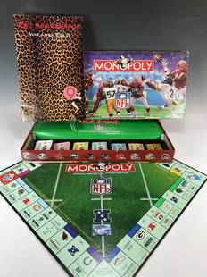 NFL MONOPOLY COLLECTORS EDITION & 1979 REO SPEEDWAGON PROGRAM.: NFL MONOPOLY COLLECTORS EDITION & 1979 REO SPEEDWA