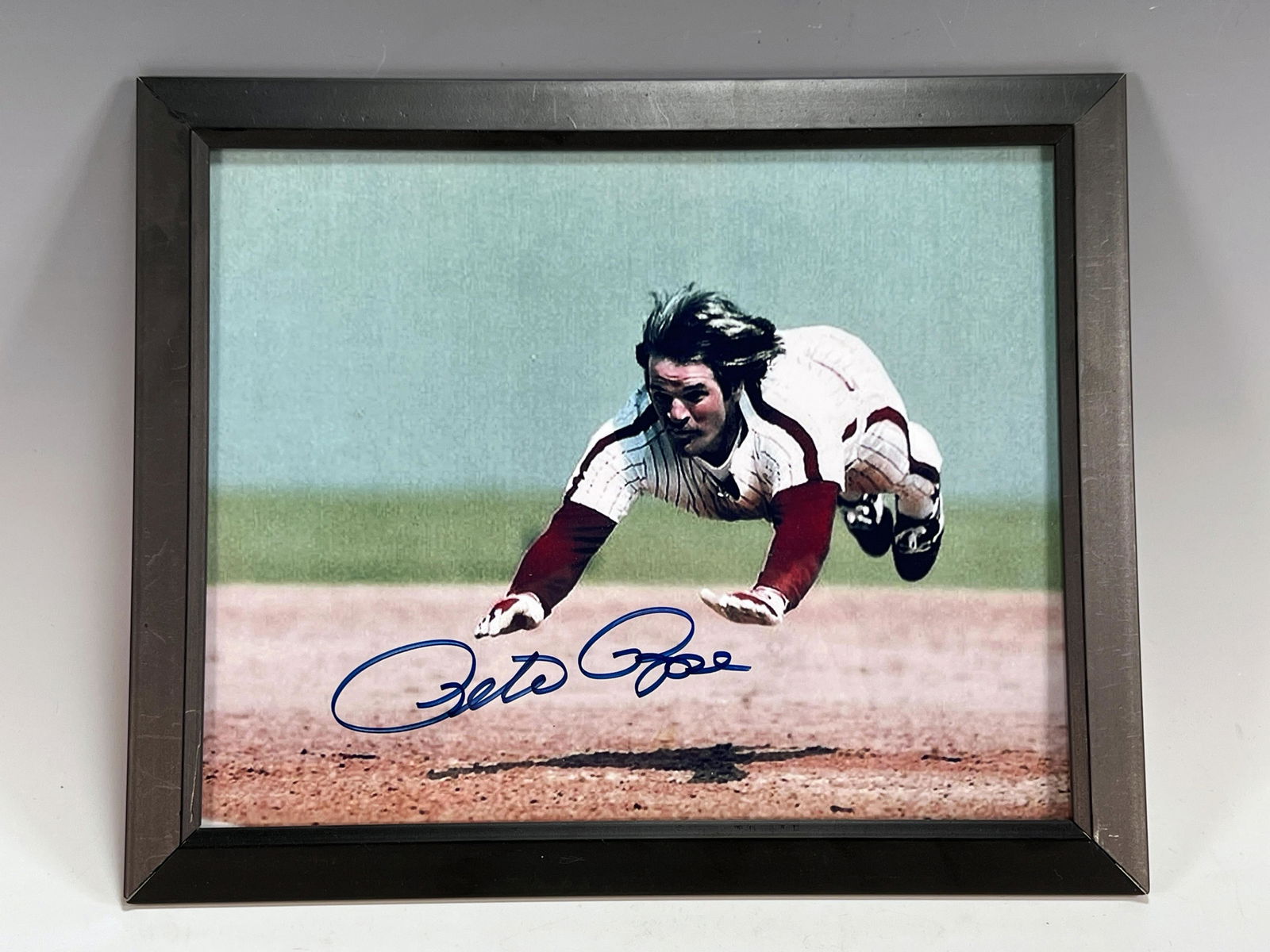 PETE ROSE SIGNED PHOTO: PETE ROSE SIGNED PHOTO