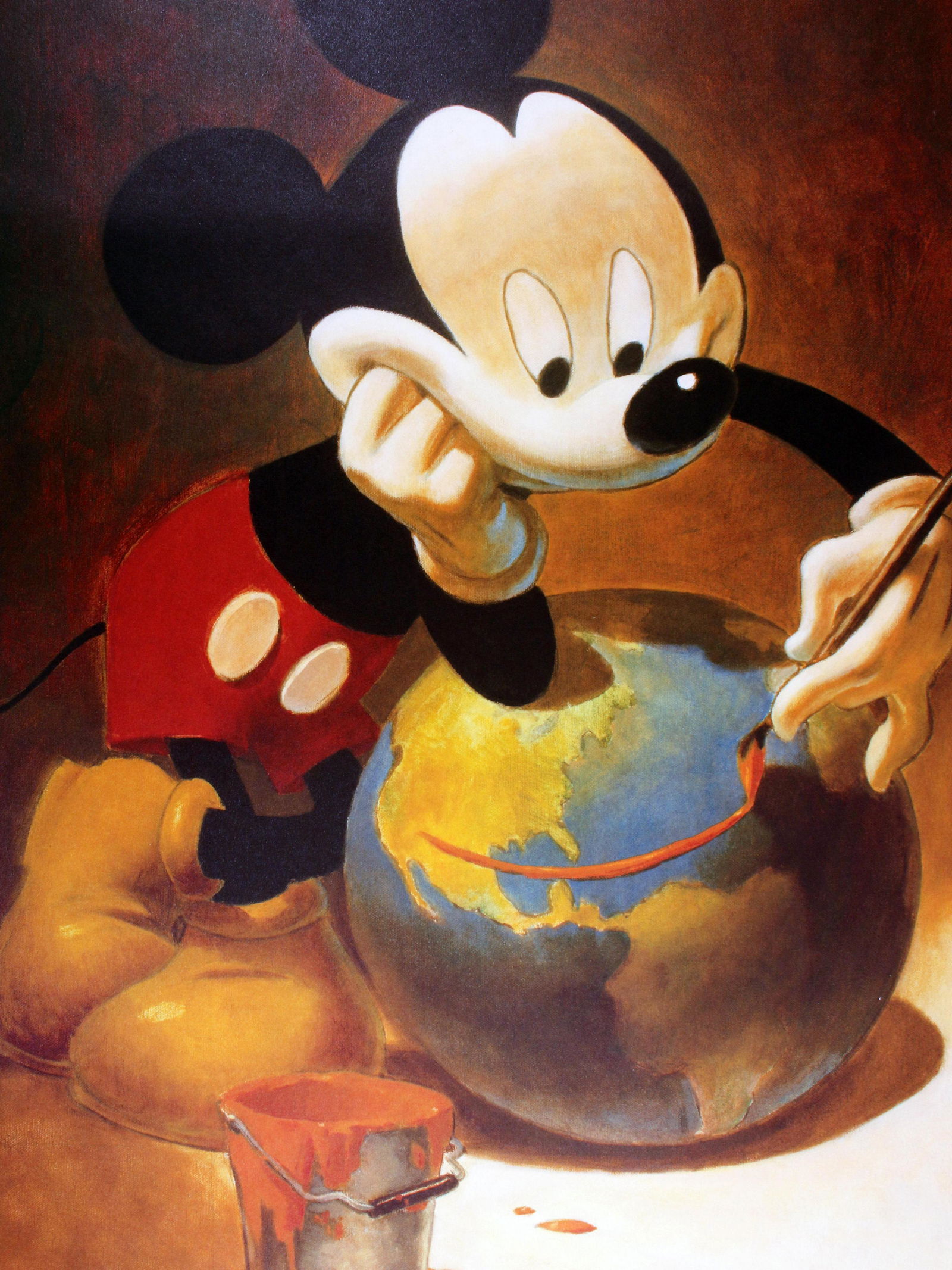D23 DISNEY MICKEY MOUSE 80TH ANNIVERSARY LITHOGRAPH (1 of 5)