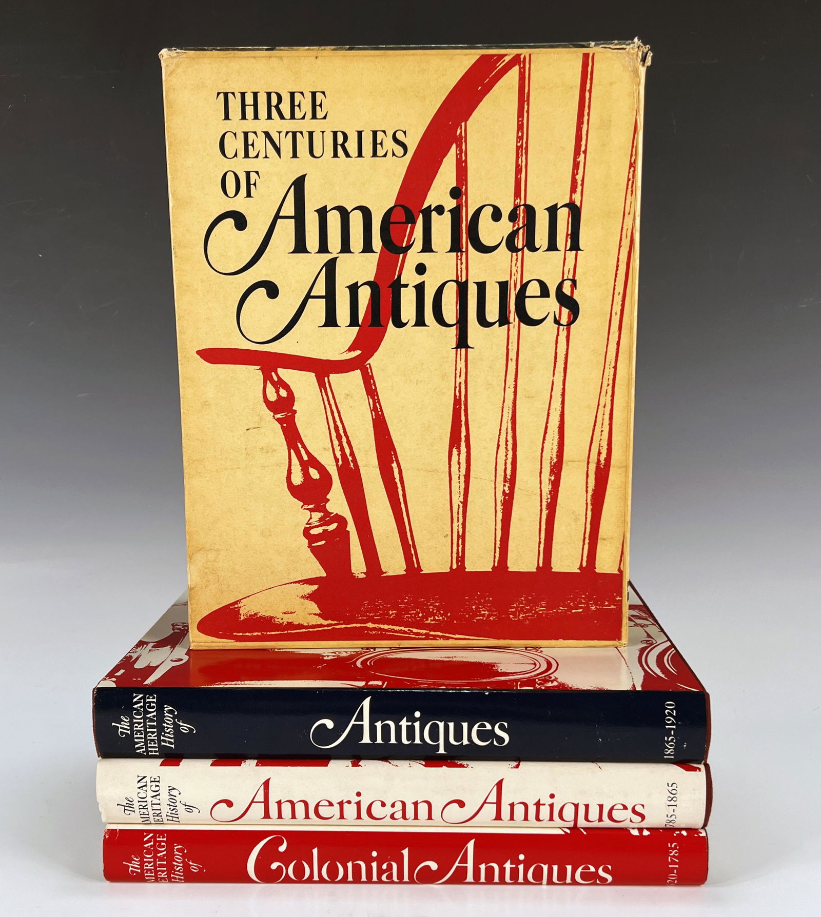 3 VOL SET AMERICAN HERITAGE HISTORY THREE CENTURIES OF ANTIQUES (1 of 8)