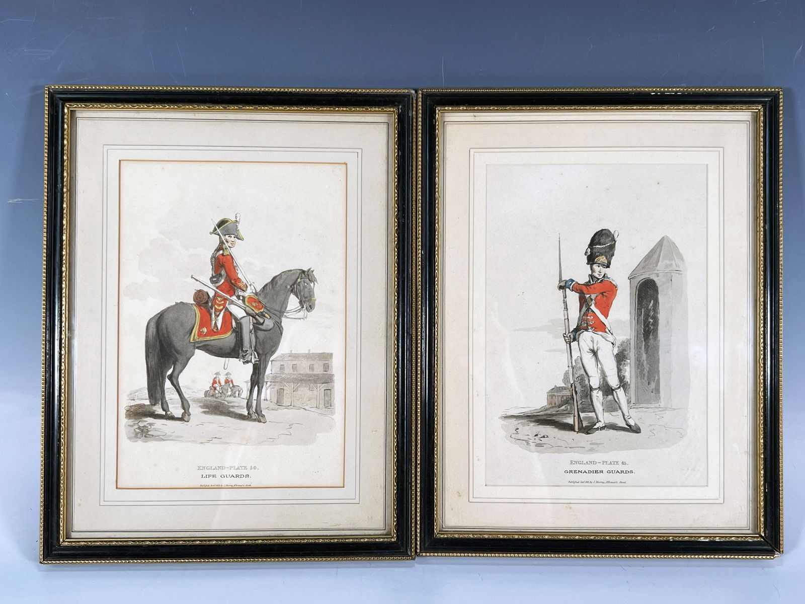 TWO ENGLISH GUARD PRINTS (1 of 4)