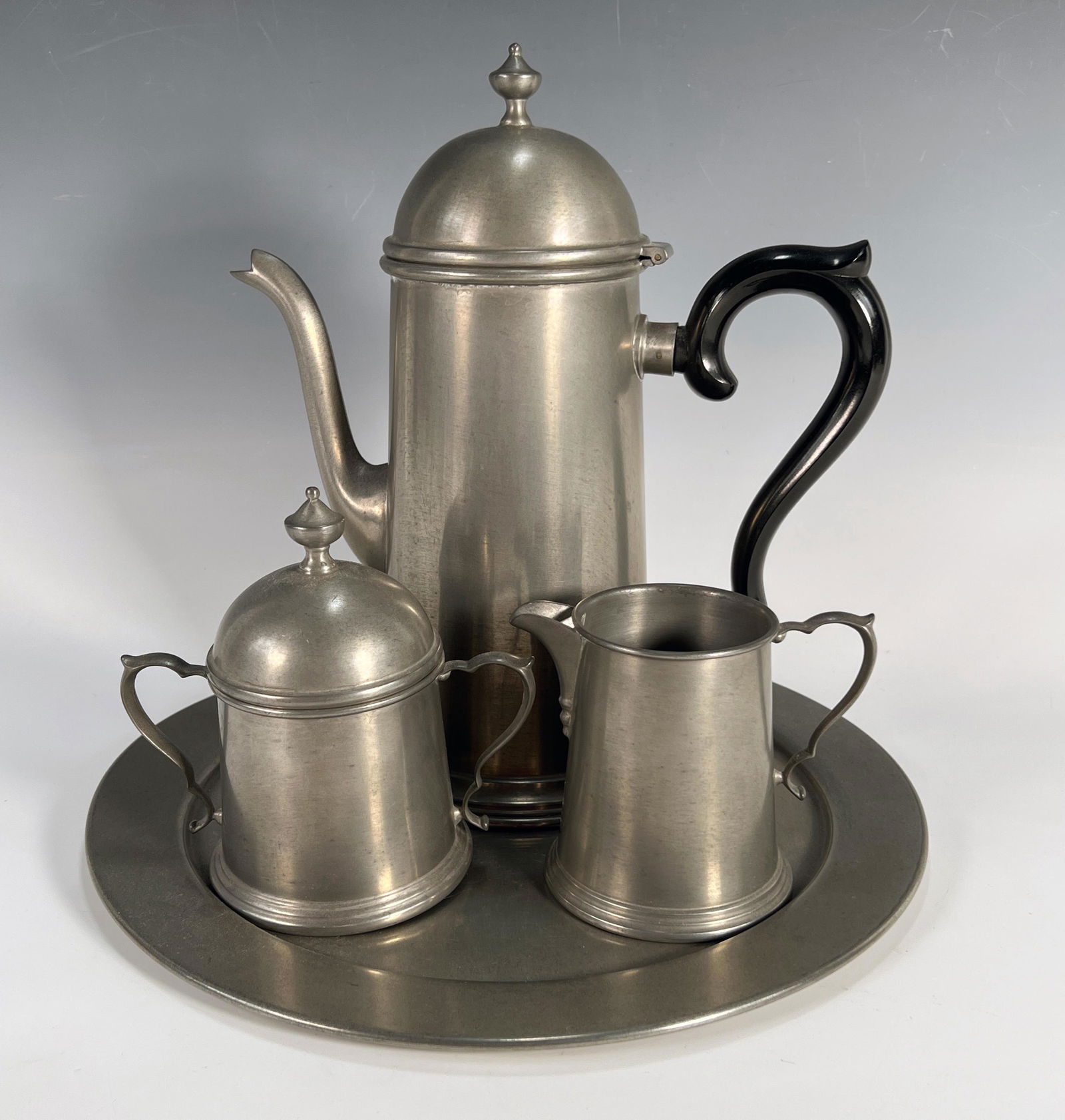 COLONIAL PEWTER BY BOARDMAN COFFEE SET (1 of 5)